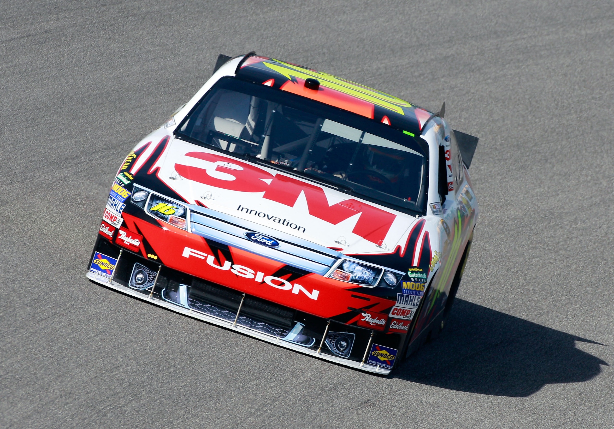 HOMESTEAD, FL - NOVEMBER 19:  Greg Biffle, driver of the #16 3M Ford, practices for the NASCAR Sprint Cup Series Ford 400 at Homestead-Miami Speedway on November 19, 2010 in Homestead, Florida.  (Photo by Sam Greenwood/Getty Images for NASCAR)