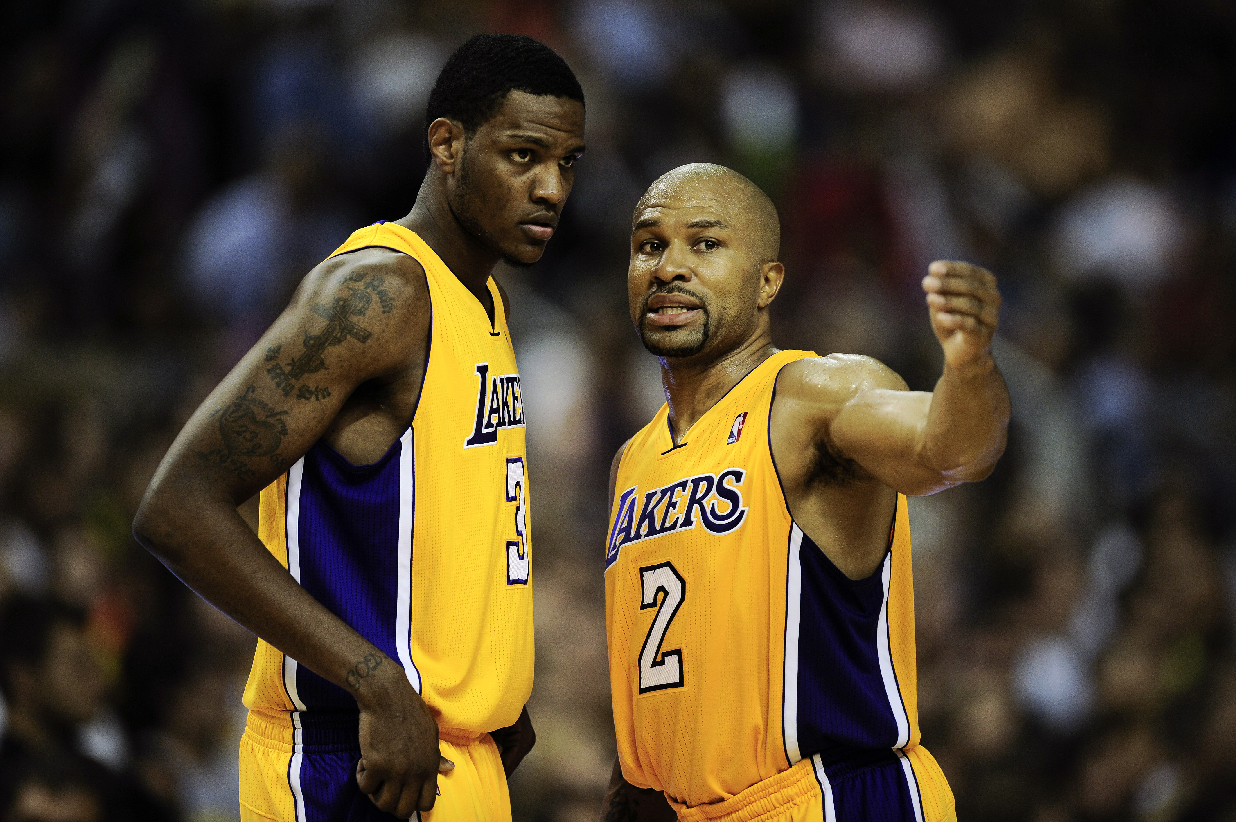 Circa 2010 Shannon Brown Game Worn Los Angeles Lakers Warmup Pants