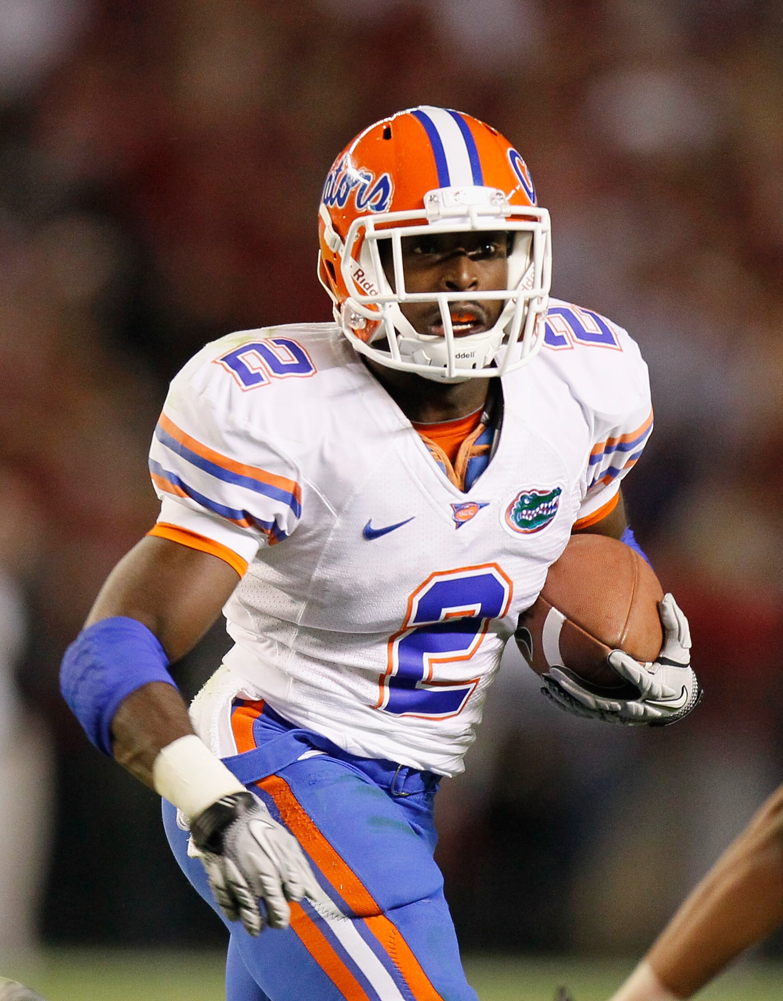 TUSCALOOSA, AL - OCTOBER 02:  Jeffery Demps #2 of the Florida Gators against the Alabama Crimson Tide at Bryant-Denny Stadium on October 2, 2010 in Tuscaloosa, Alabama.  (Photo by Kevin C. Cox/Getty Images)