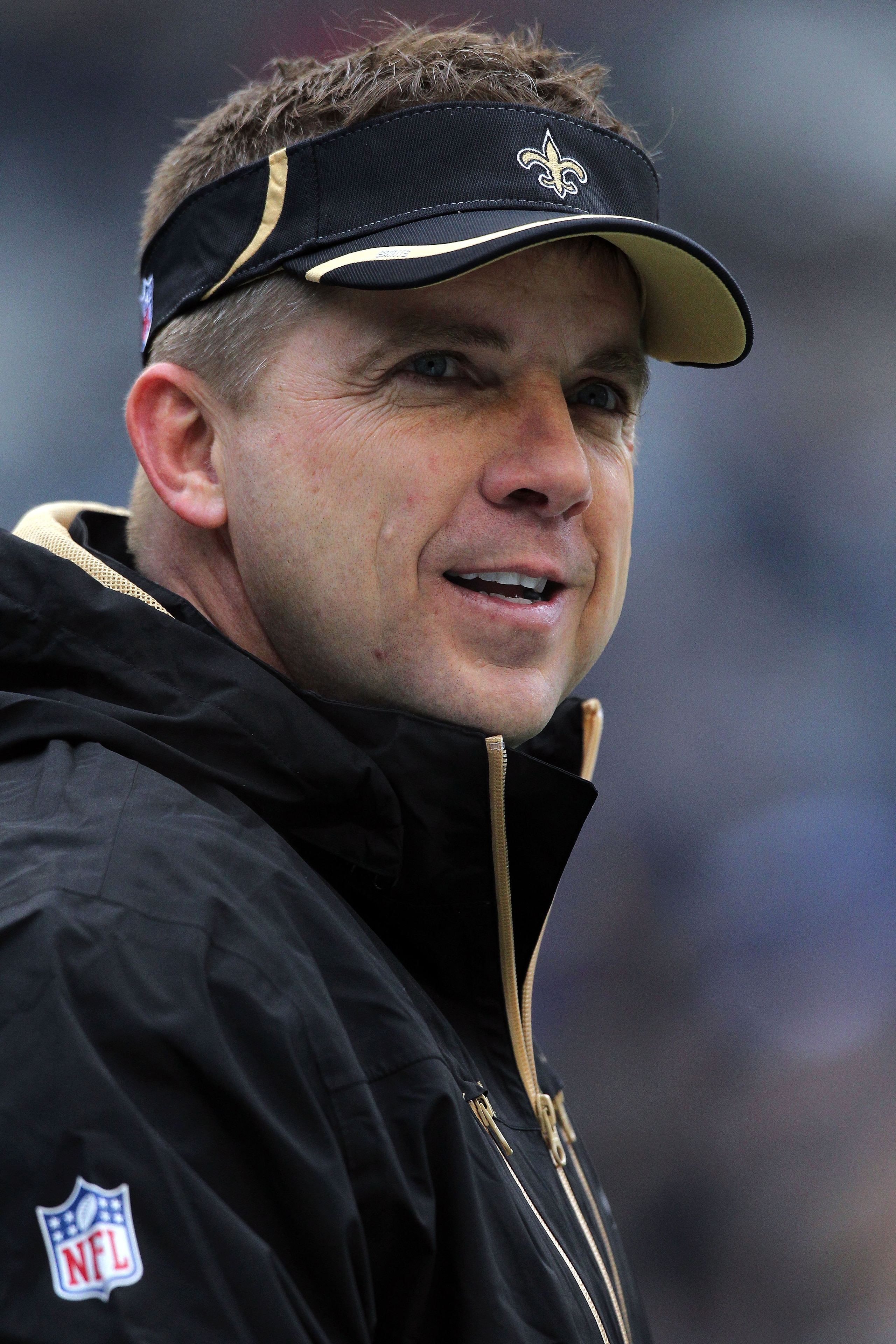 SEATTLE, WA - JANUARY 08: Head coach Sean Payton of the New Orleans Saints looks on before the Saints take on the Seattle Seahawks during the 2011 NFC wild-card playoff game at Qwest Field on January 8, 2011 in Seattle, Washington. (Photo by Otto Greule SEATTLE, WA - JANUARY 08: Head coach Sean Payton of the New Orleans Saints looks on before the Saints take on the Seattle Seahawks during the 2011 NFC wild-card playoff game at Qwest Field on January 8, 2011 in Seattle, Washington. (Photo by Otto Greule