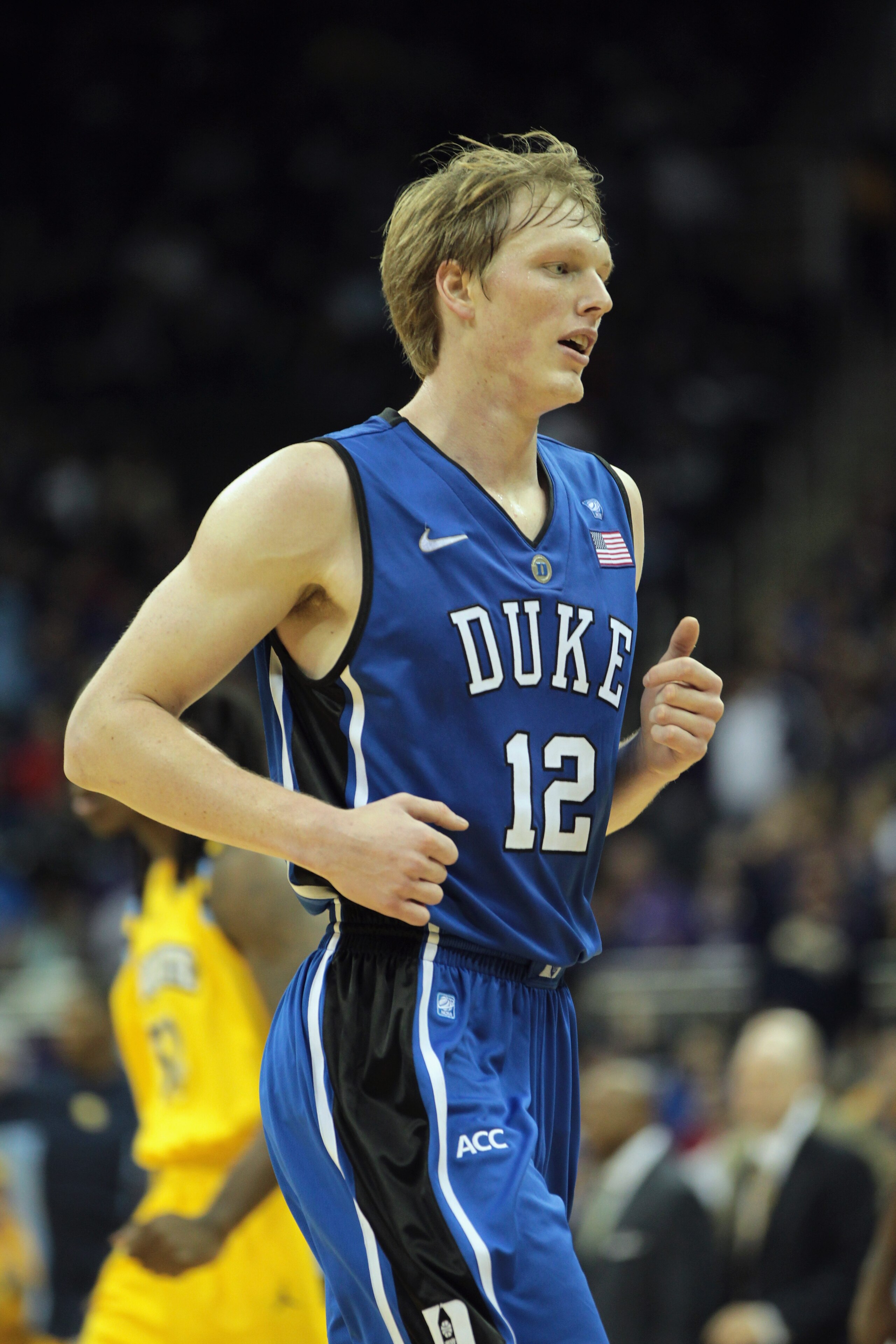 KANSAS CITY, MO - NOVEMBER 22:  Kyle Singler #12 of the Duke Blue Devils in action during the CBE Classic game against the Marquette Golden Eagles on November 22, 2010 at the Sprint Center in Kansas City, Missouri.  (Photo by Jamie Squire/Getty Images)