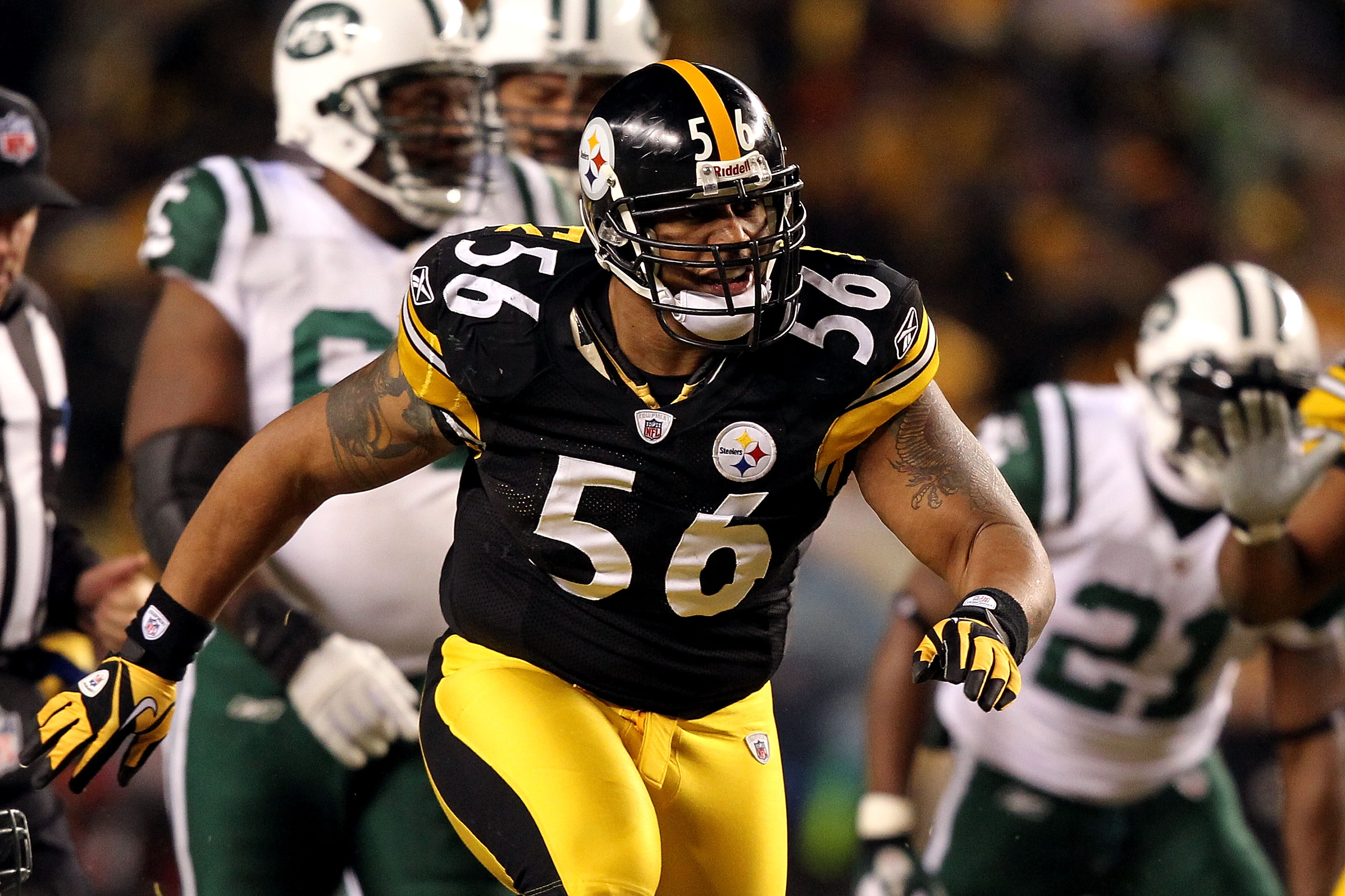 LaMarr Woodley represents Pittsburgh Steelers on All-Fundamentals Team 