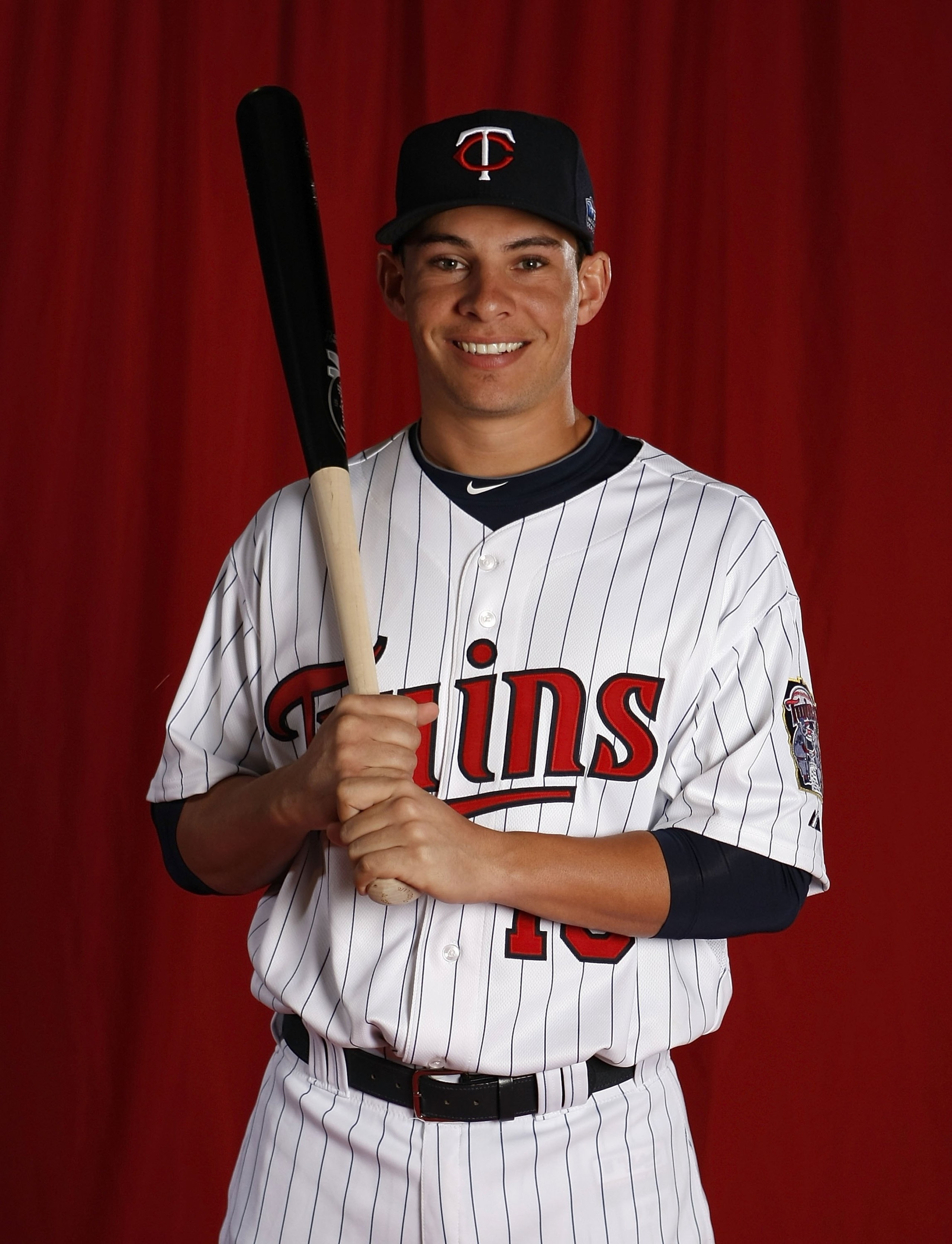 FT. MYERS, FL - MARCH 01: Danny Valencia #19 of the Minnesota Twins poses during photo day at Hammond Stadium on March 1, 2010 in Ft. Myers, Florida. (Photo by Gregory Shamus/Getty Images) FT. MYERS, FL - MARCH 01: Danny Valencia #19 of the Minnesota Twins poses during photo day at Hammond Stadium on March 1, 2010 in Ft. Myers, Florida. (Photo by Gregory Shamus/Getty Images)