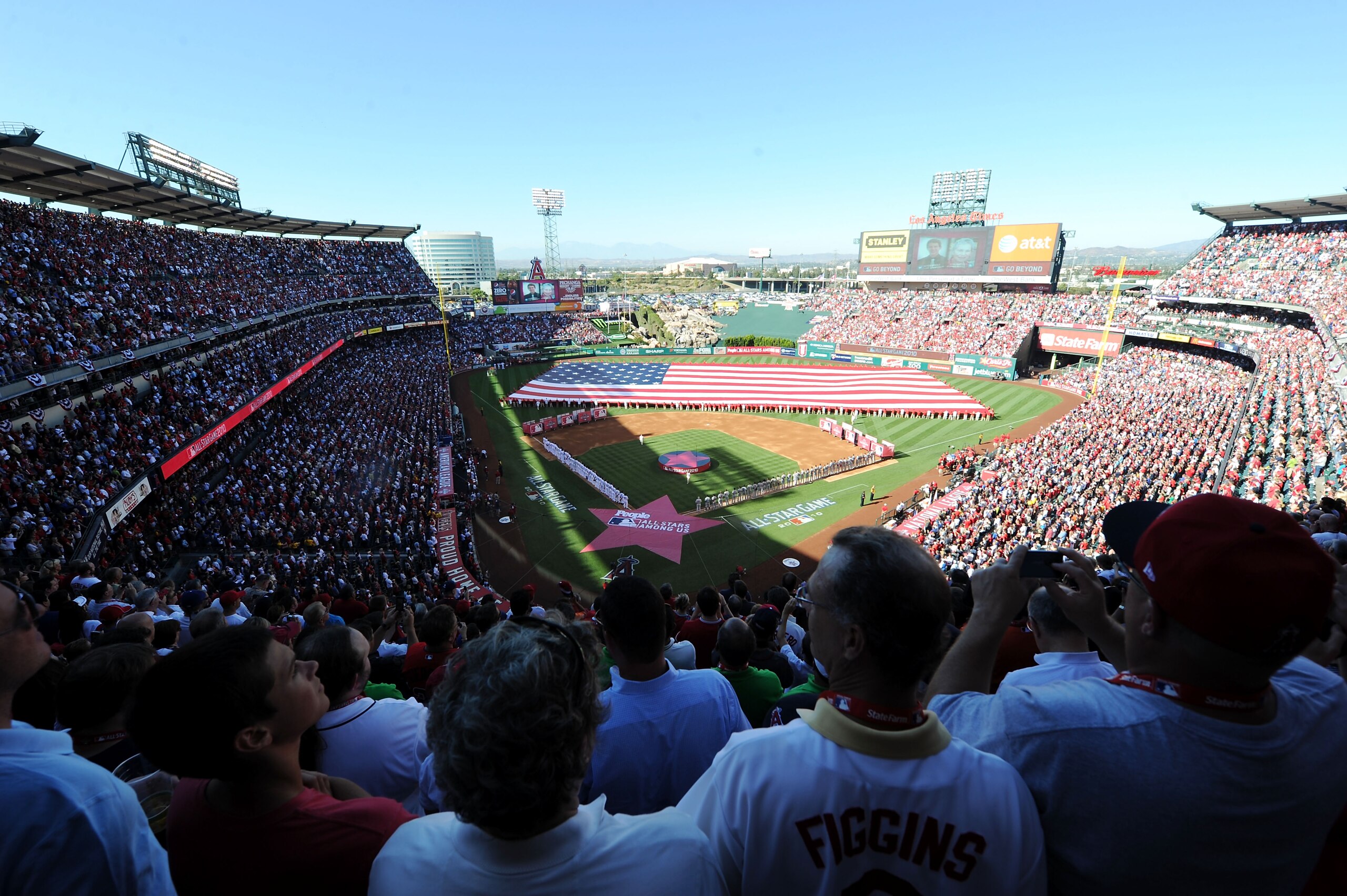 ANAHEIM, CA - JULY 13: General view of atmosphere during the 81st MLB All-Star Game at Angel Stadium of Anaheim on July 13, 2010 in Anaheim, California. (Photo by Michael Buckner/Getty Images) ANAHEIM, CA - JULY 13: General view of atmosphere during the 81st MLB All-Star Game at Angel Stadium of Anaheim on July 13, 2010 in Anaheim, California. (Photo by Michael Buckner/Getty Images)