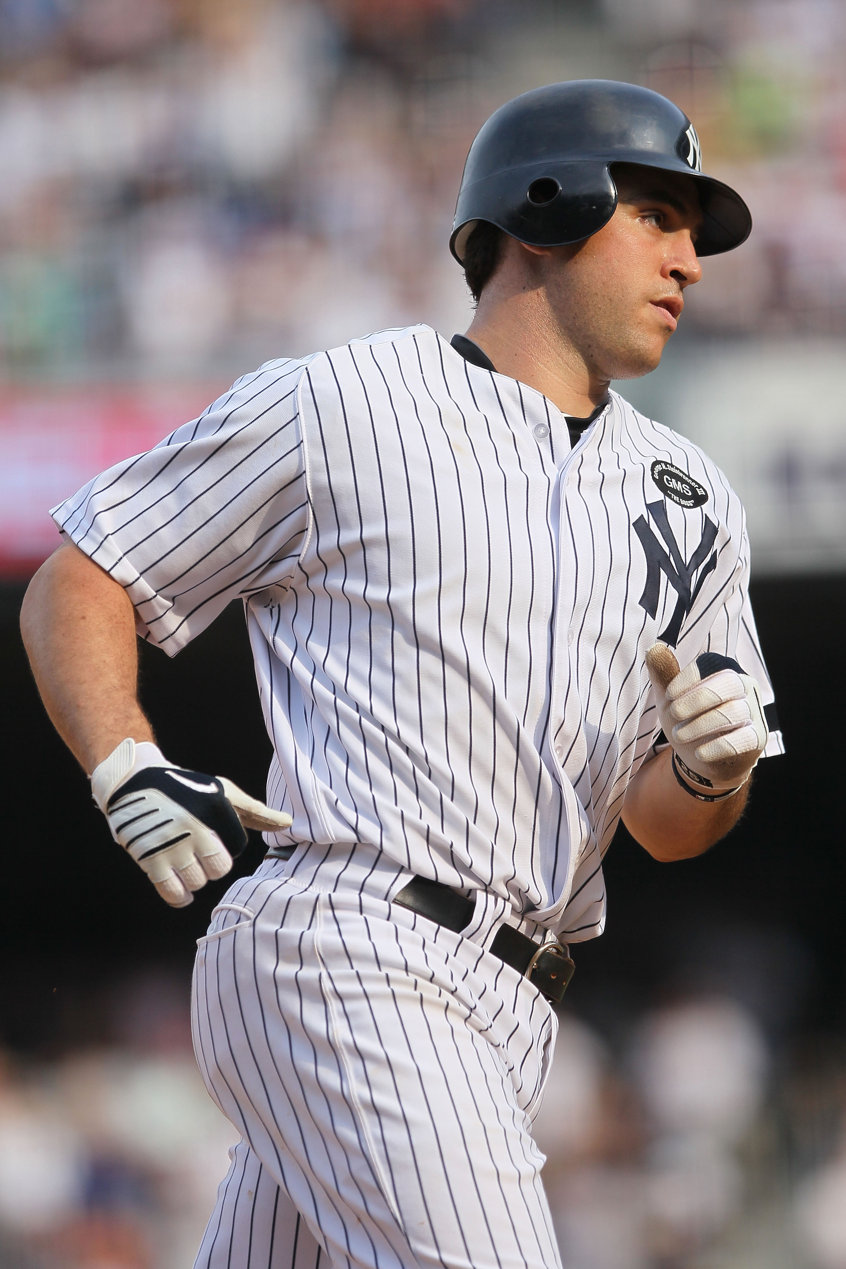 Brett Gardner New York Yankees Game-Used #11 Gray Jersey vs. Texas