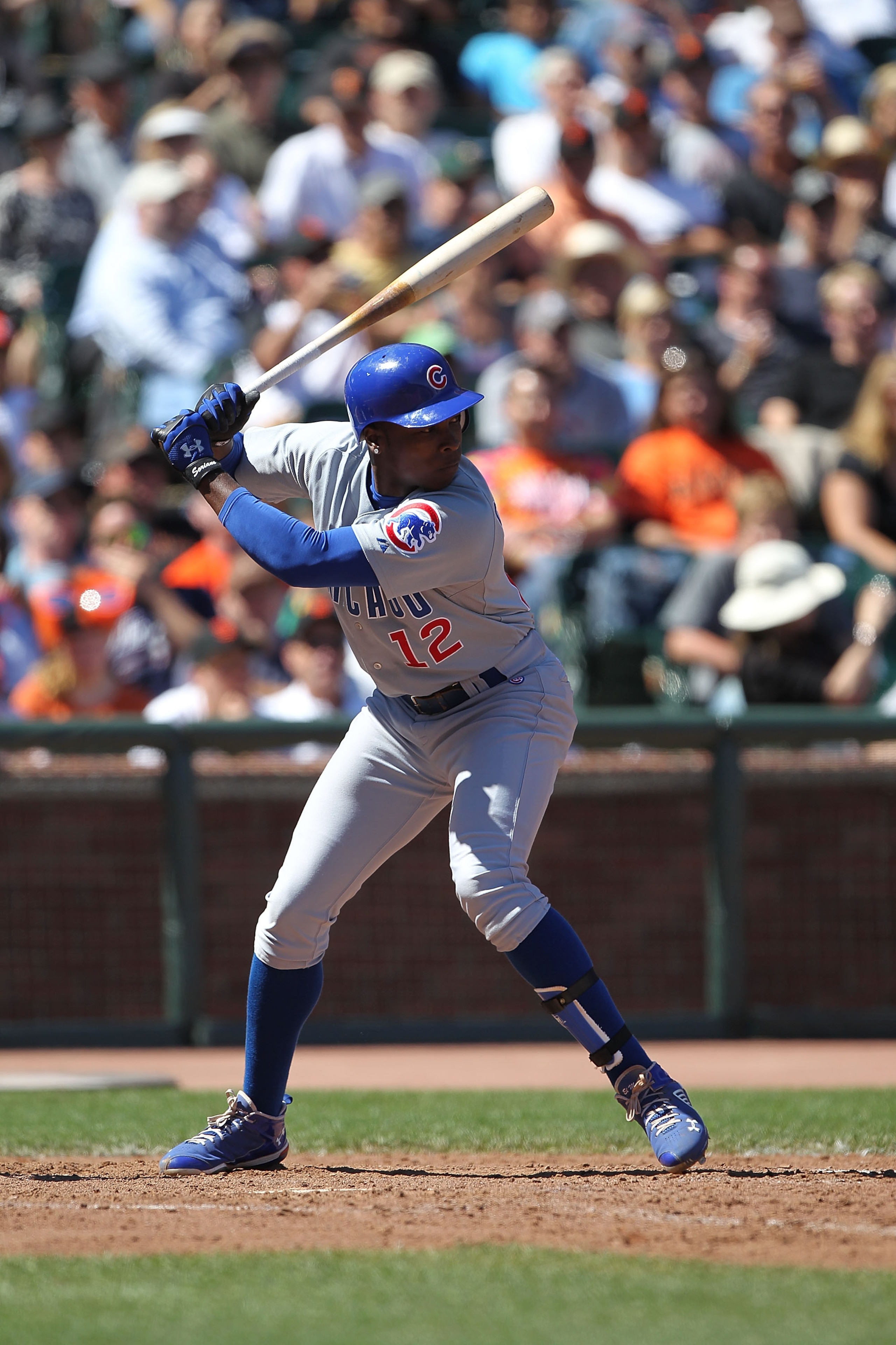 SAN FRANCISCO - AUGUST 12: Alfonso Soriano #12 of the Chicago Cubs bats against the San Francisco Giants during an MLB game at AT&T Park on August 12, 2010 in San Francisco, California. (Photo by Jed Jacobsohn/Getty Images) SAN FRANCISCO - AUGUST 12: Alfonso Soriano #12 of the Chicago Cubs bats against the San Francisco Giants during an MLB game at AT&T Park on August 12, 2010 in San Francisco, California. (Photo by Jed Jacobsohn/Getty Images)