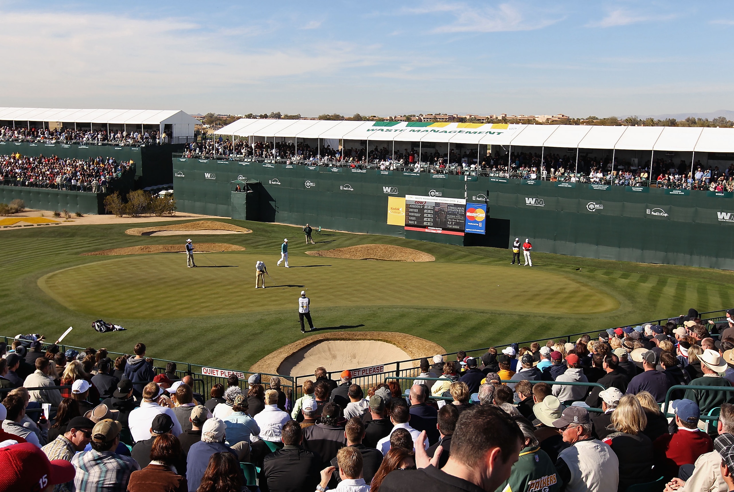 SCOTTSDALE, AZ - FEBRUARY 04: Kevin Streelman putts on the 16th hole green during the first round of the Waste Management Phoenix Open at TPC Scottsdale on February 4, 2011 in Scottsdale, Arizona. (Photo by Christian Petersen/Getty Images) SCOTTSDALE, AZ - FEBRUARY 04: Kevin Streelman putts on the 16th hole green during the first round of the Waste Management Phoenix Open at TPC Scottsdale on February 4, 2011 in Scottsdale, Arizona. (Photo by Christian Petersen/Getty Images)
