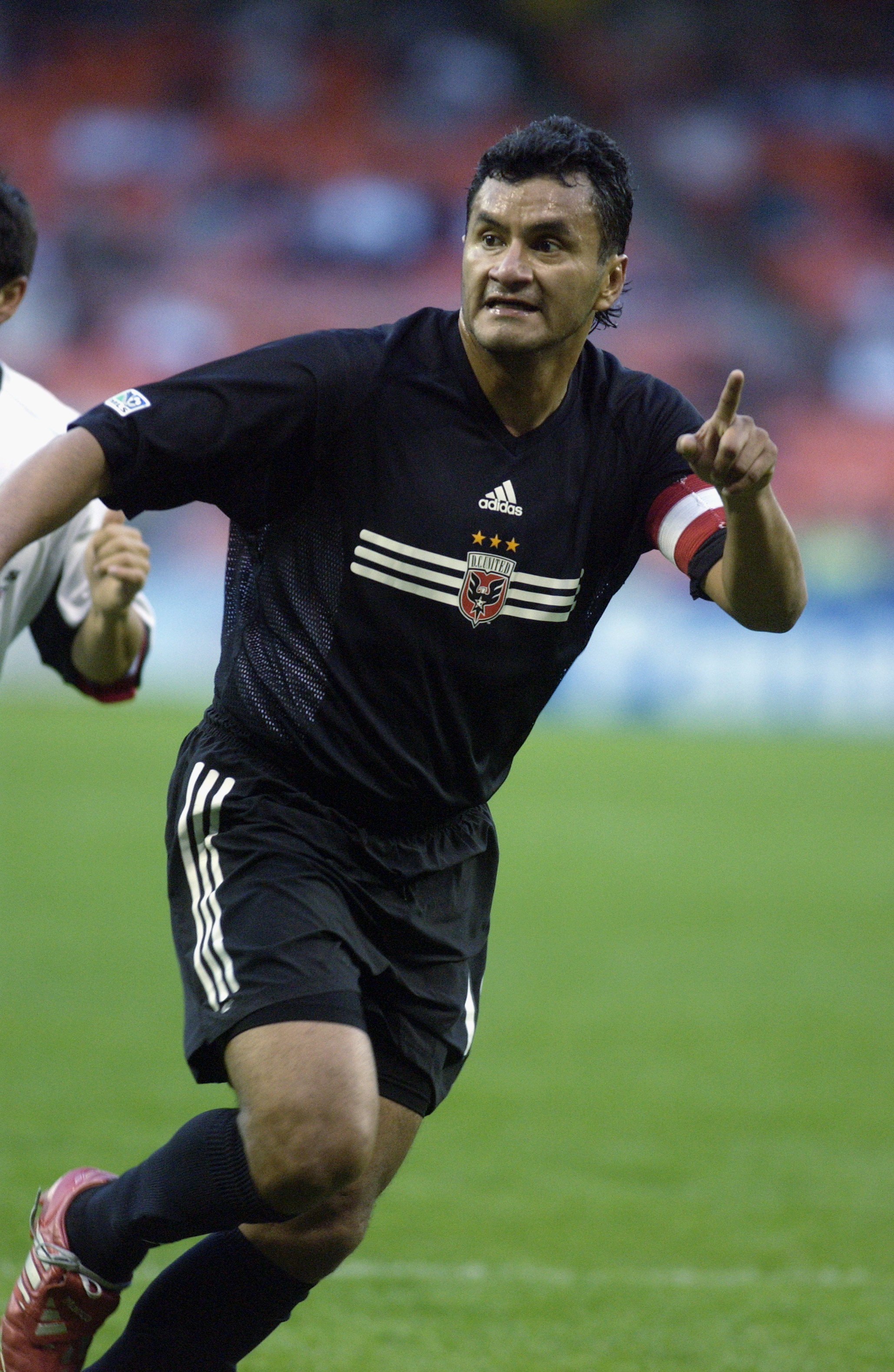 WASHINGTON - MAY 3:  Marco Etcheverry #10 of the D.C. United runs during the MLS match against the Dallas Burn on May 3, 2003 at RFK Stadium in Washington, D.C.  The game ended in a scoreless draw. (Photo by Greg Fiume/Getty Images)