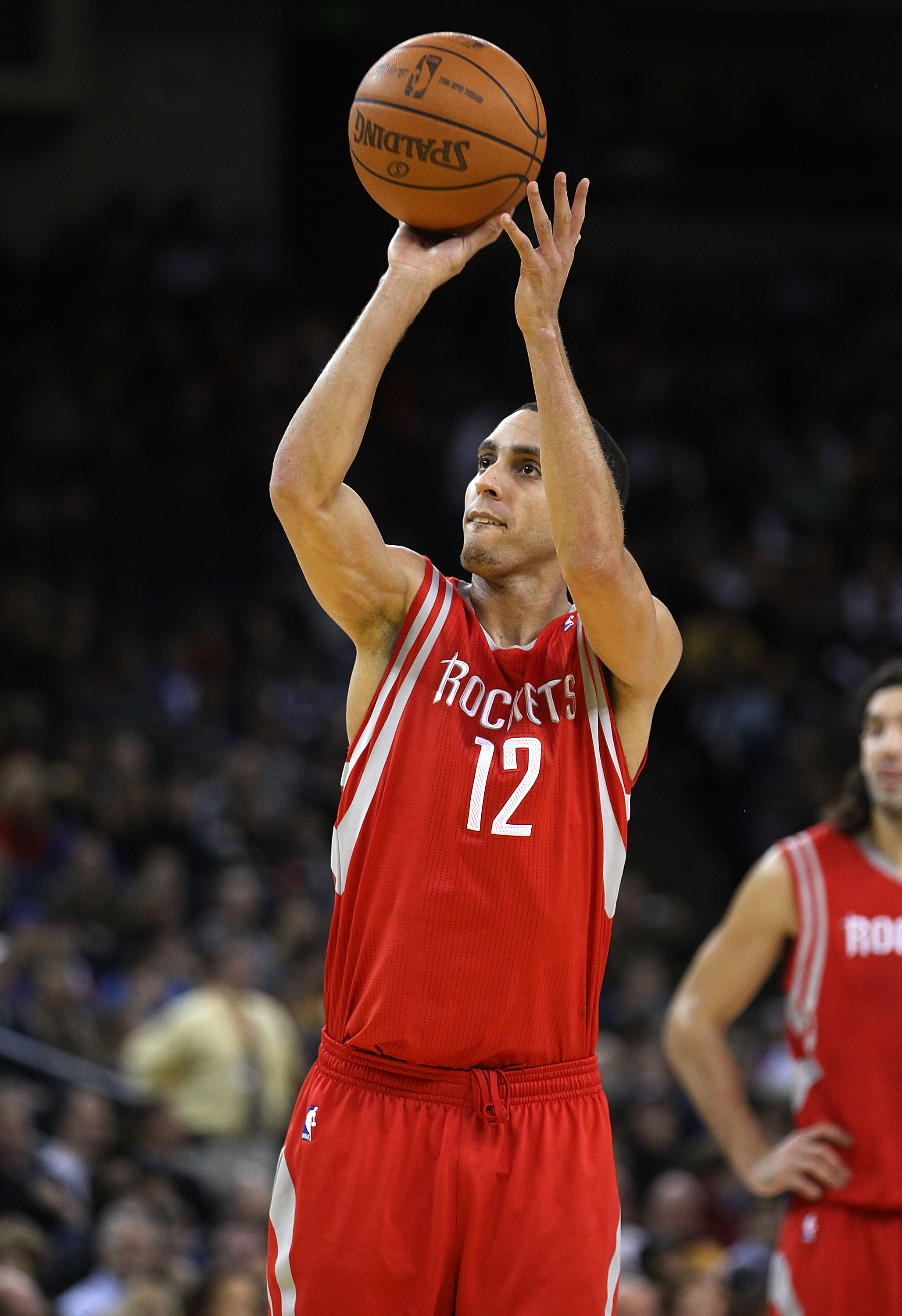 OAKLAND, CA - DECEMBER 20:  Kevin Martin #12 of the Houston Rockets in action against the Golden State Warriors at Oracle Arena on December 20, 2010 in Oakland, California. NOTE TO USER: User expressly acknowledges and agrees that, by downloading and or u