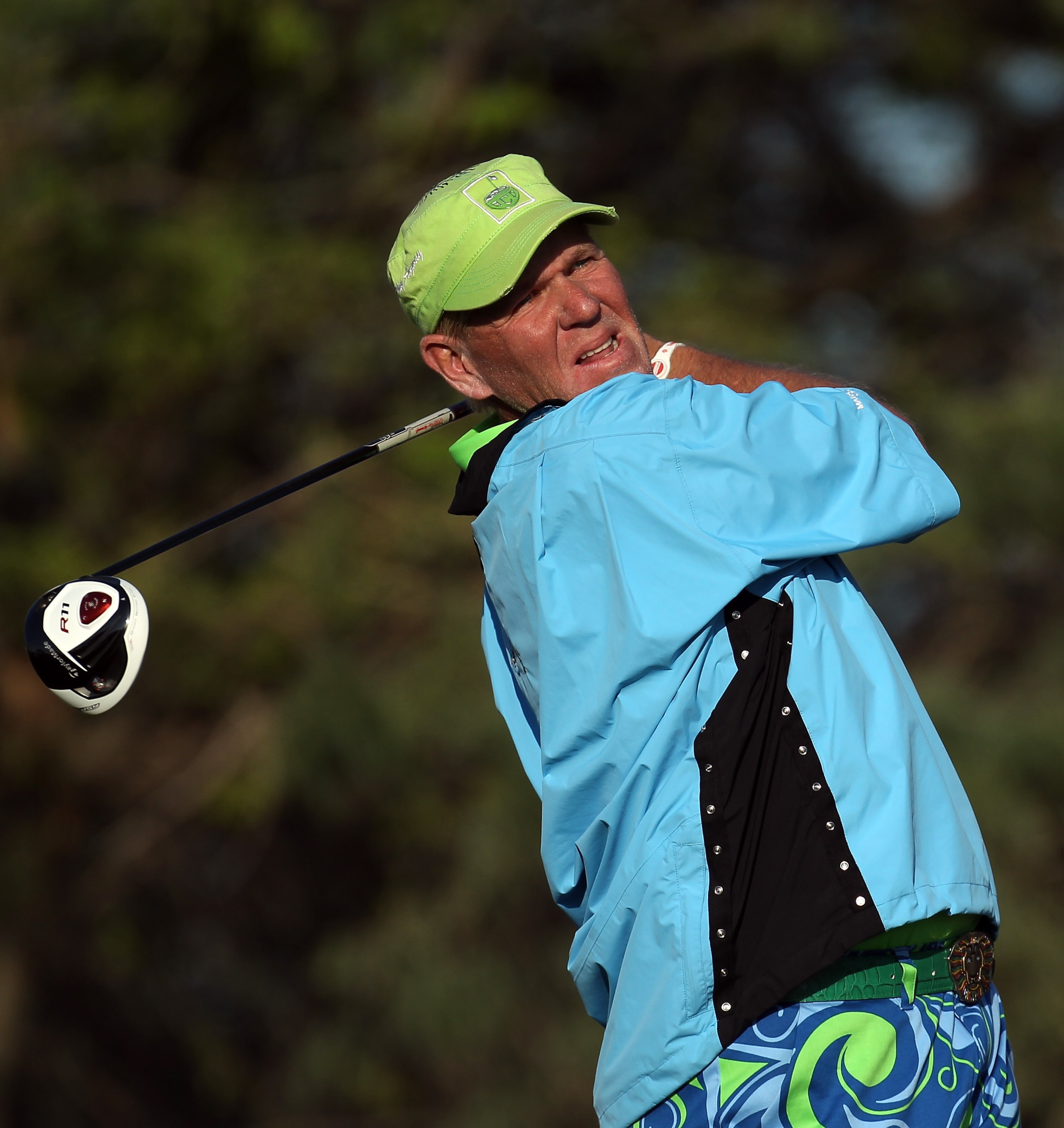 DOHA, QATAR - FEBRUARY 04:  John Daly of the USA  during the second round of the Commercialbank Qatar Masters at the Doha Golf Club on February 4, 2011 in Doha, Qatar.  (Photo by Ross Kinnaird/Getty Images)