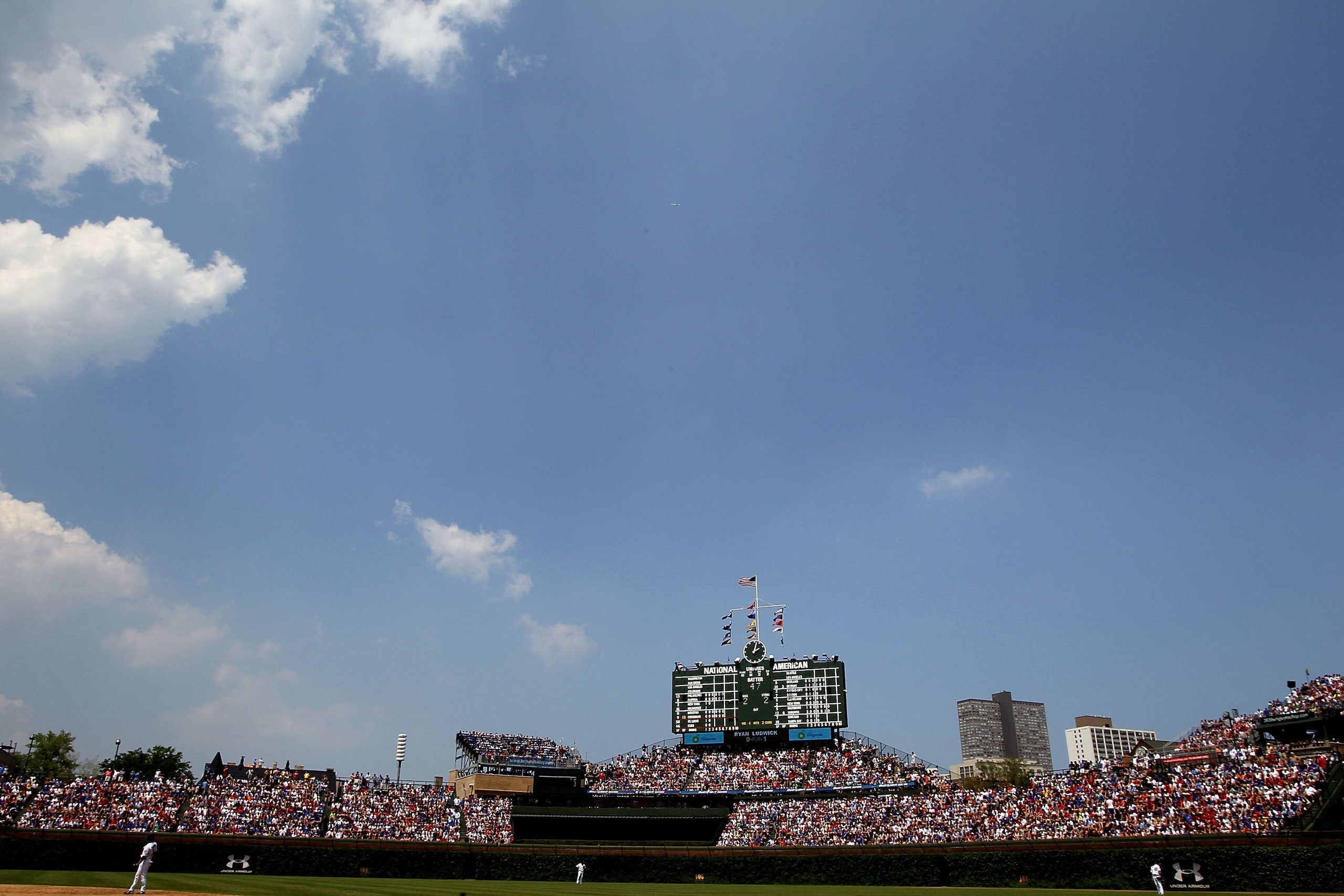 CHICAGO - MAY 30:  Wrigley Field is seen during the game between the St. Louis Cardinals and the Chicago Cubs on May 30, 2010 in Chicago, Illinois.  (Photo by Jim McIsaac/Getty Images)