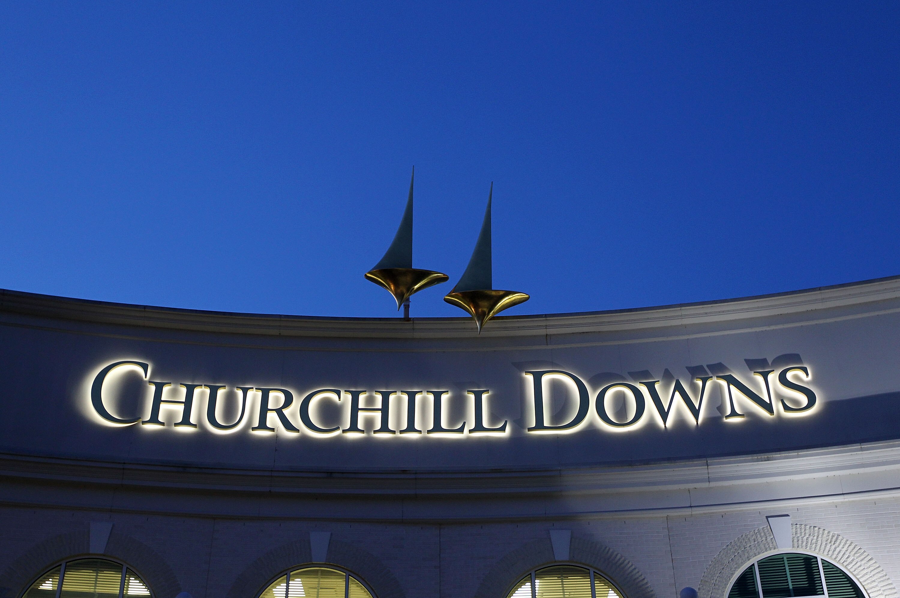 LOUISVILLE, KY - APRIL 30:  A view of Churchill Downs on April 30, 2010 in Louisville, Kentucky.  (Photo by Jamie Squire/Getty Images)