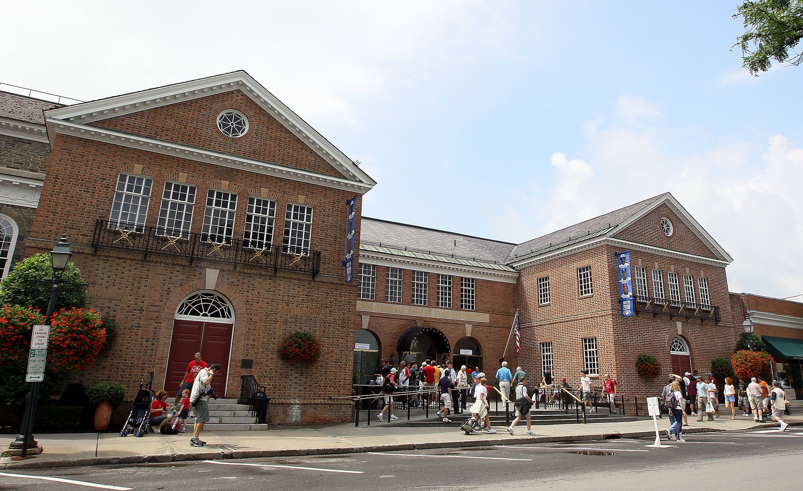 COOPERSTOWN, NY - JULY 24:  The Baseball Hall Of Fame and Museum is seen during induction weekend on July 24, 2010 in Cooperstown, New York.  (Photo by Jim McIsaac/Getty Images)
