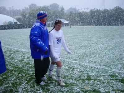 Sunday Night Football on NBC - Officials have warned fans to stop throwing  snowballs on the field or it will result in a 15-yard penalty against the  Bills. 