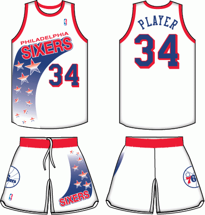 sixers home jersey color