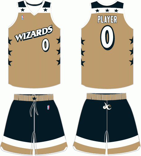 gold wizards jersey