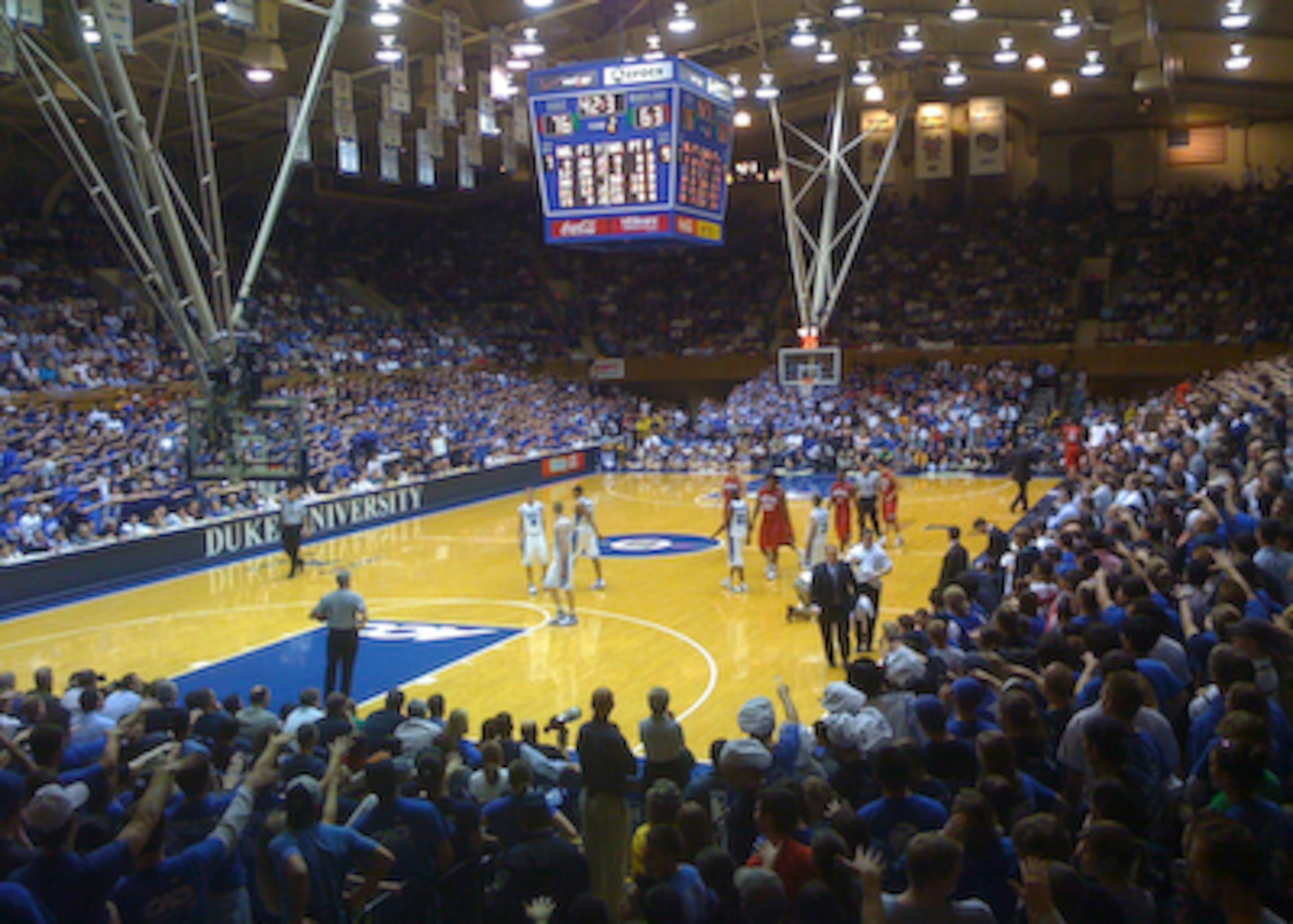 There are few venues in sports that captures the pure fanaticism of the fan base like Cameron Indoor Stadium does.