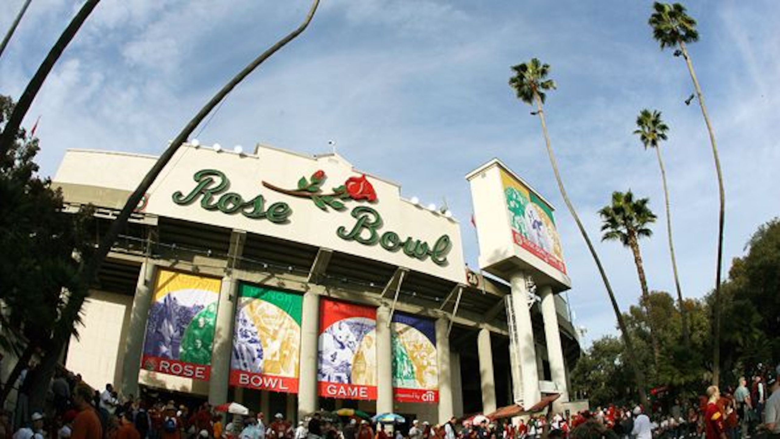 The Rose Bowl in Pasadena is truly a sight to behold on the first day in January.