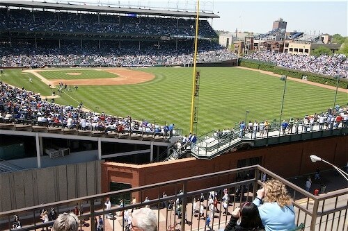 The "Friendly Confines" takes the top spot amongst the baseball stadiums, because the stadium itself is practically more identifiable than the team that plays there!