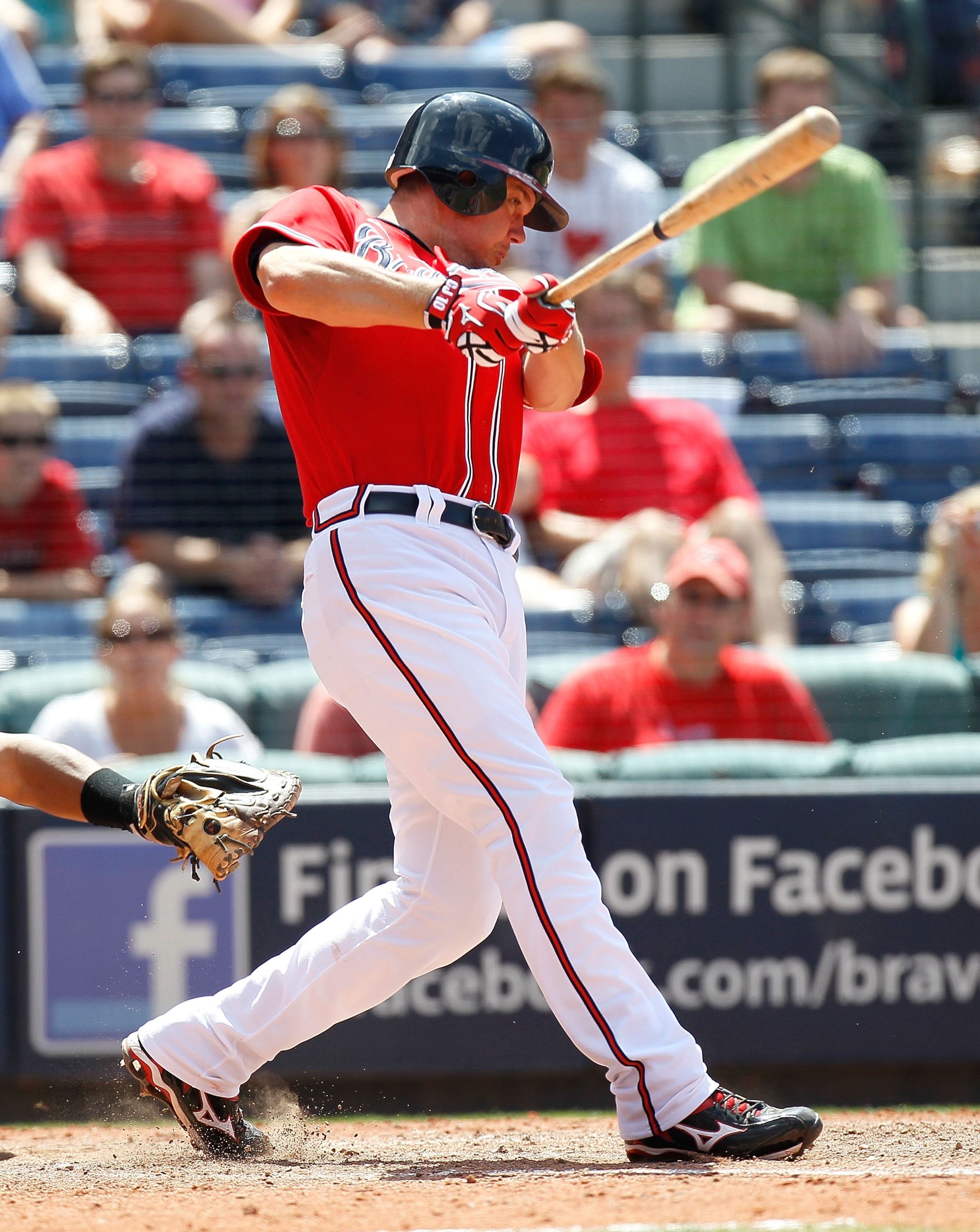 ATLANTA - JUNE 20:  Chipper Jones #10 of the Atlanta Braves against the Kansas City Royals at Turner Field on June 20, 2010 in Atlanta, Georgia.  (Photo by Kevin C. Cox/Getty Images)