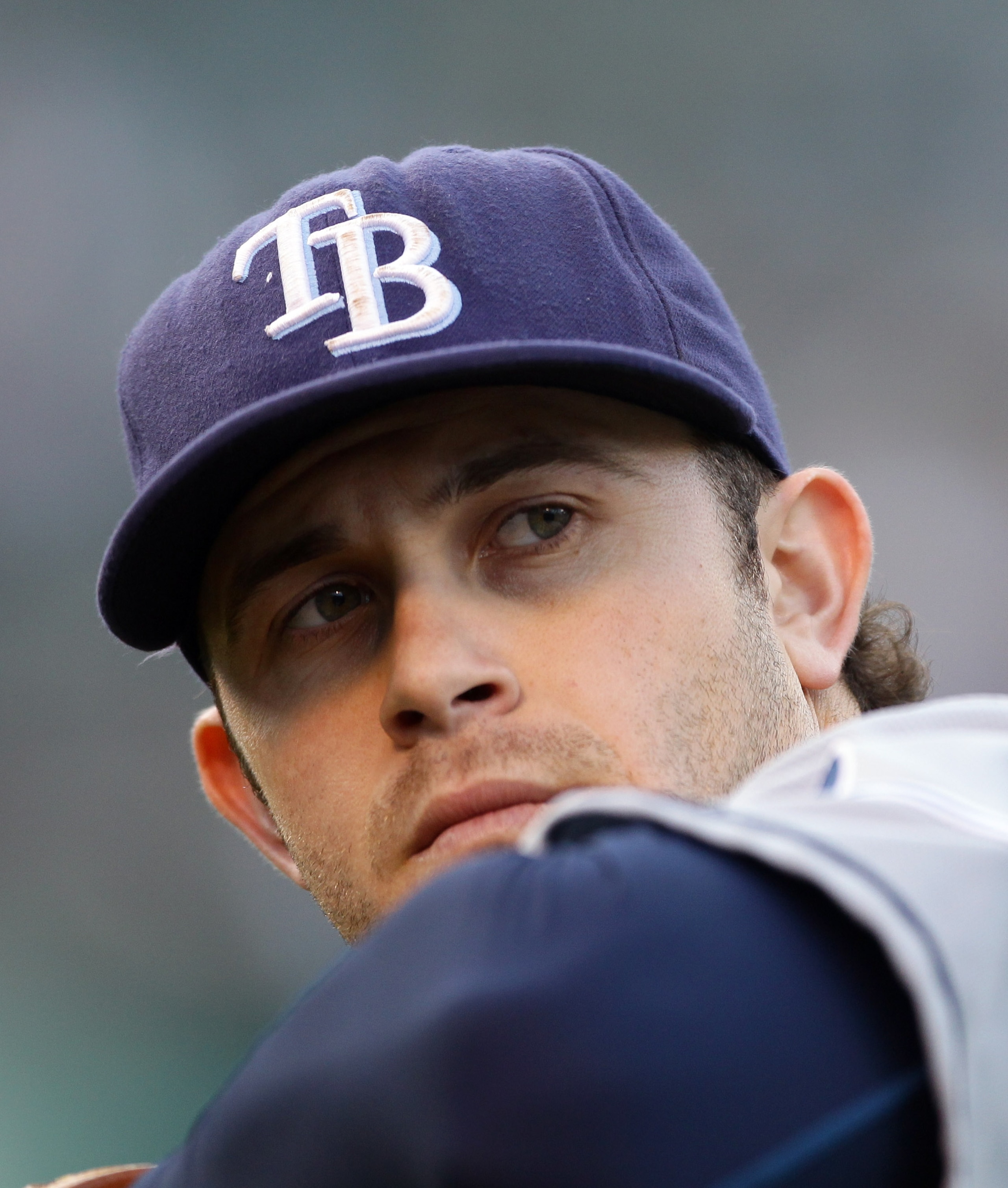 OAKLAND, CA - AUGUST 20:  Evan Longoria #3 of the Tampa Bay Rays warms up before their game against the Oakland Athletics at the Oakland-Alameda County Coliseum  on August 20, 2010 in Oakland, California.  (Photo by Ezra Shaw/Getty Images)