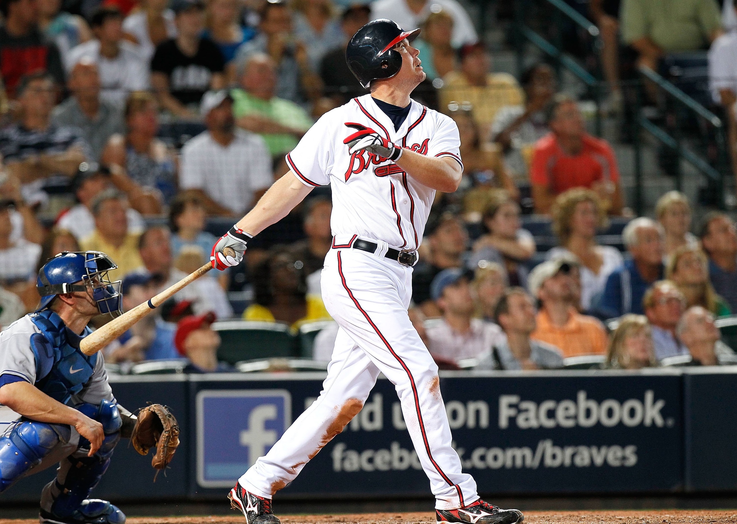 ATLANTA - JUNE 19:  Chipper Jones #10 of the Atlanta Braves against the Kansas City Royals at Turner Field on June 19, 2010 in Atlanta, Georgia.  (Photo by Kevin C. Cox/Getty Images)