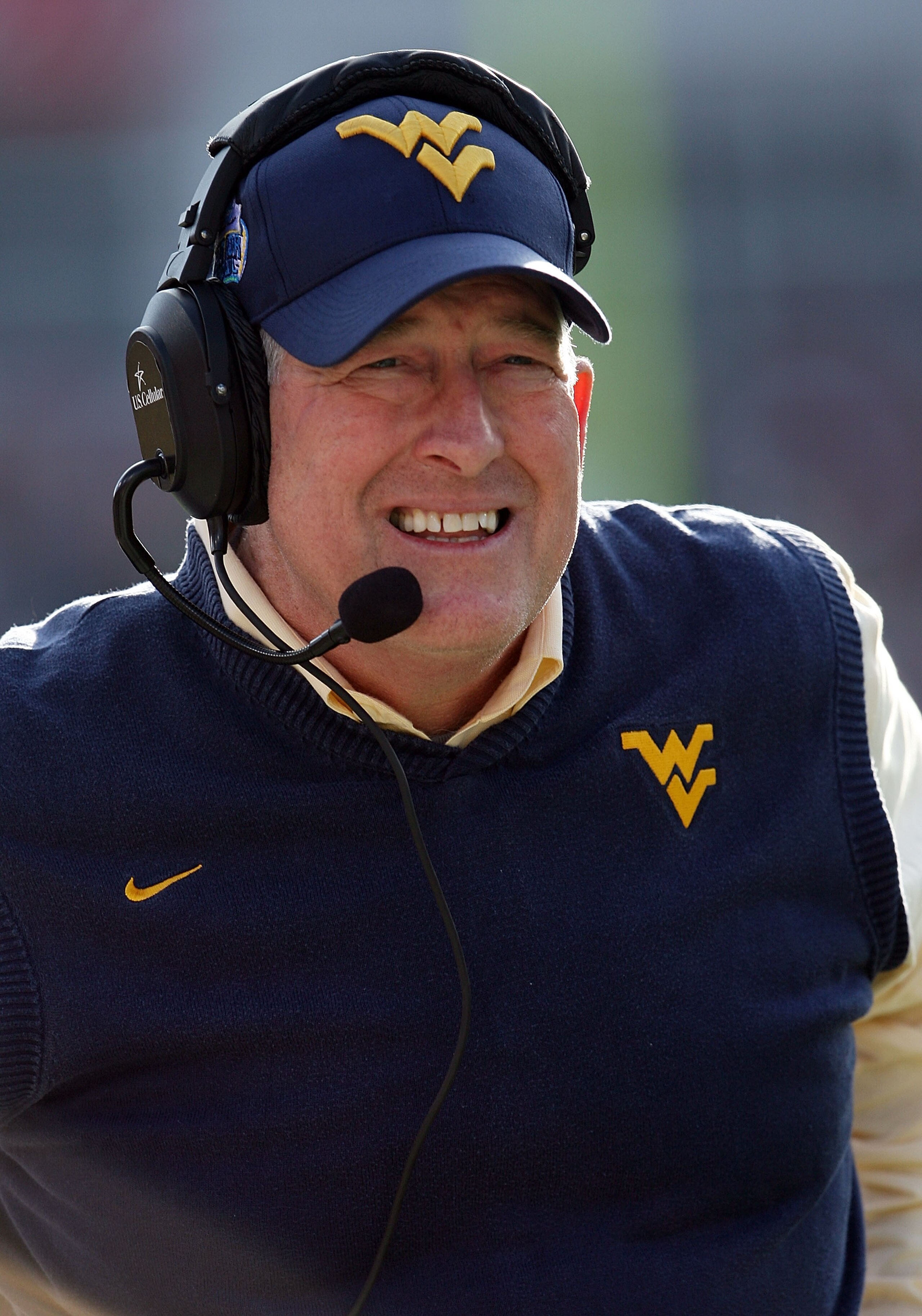 JACKSONVILLE, FL - JANUARY 01: Head coach Bill Stewart of the West Virginia Mountaineers watches his team take on the Florida State Seminoles during the Konica Minolta Gator Bowl on January 1, 2010 at Jacksonville Municipal Stadium in Jacksonville, Flori JACKSONVILLE, FL - JANUARY 01: Head coach Bill Stewart of the West Virginia Mountaineers watches his team take on the Florida State Seminoles during the Konica Minolta Gator Bowl on January 1, 2010 at Jacksonville Municipal Stadium in Jacksonville, Flori