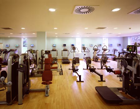 You might think this gym is empty, when, in fact, 46 people are lined up against the wall because Marty called dibs on every single one of these pieces of equipment.