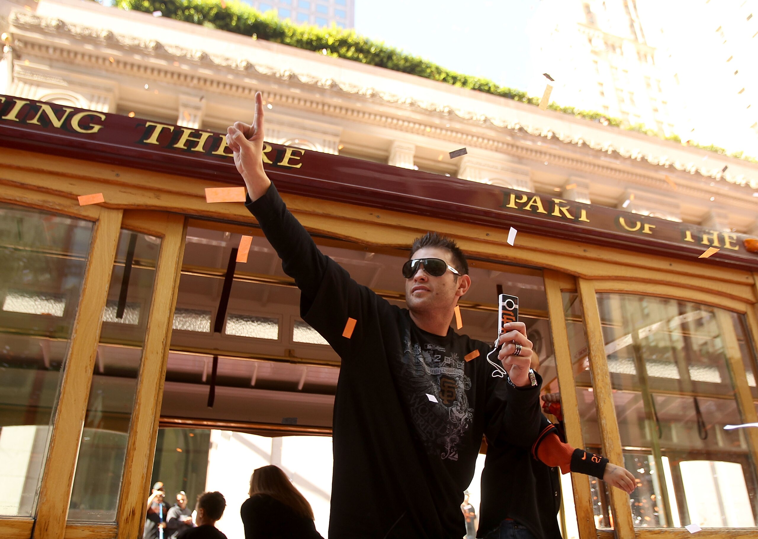 SAN FRANCISCO - NOVEMBER 03: Freddy Sanchez of the San Francisco Giants waves to the crowd during the San Francisco Giants victory parade on November 3, 2010 in San Francisco, California. (Photo by Ezra Shaw/Getty Images) SAN FRANCISCO - NOVEMBER 03: Freddy Sanchez of the San Francisco Giants waves to the crowd during the San Francisco Giants victory parade on November 3, 2010 in San Francisco, California. (Photo by Ezra Shaw/Getty Images)