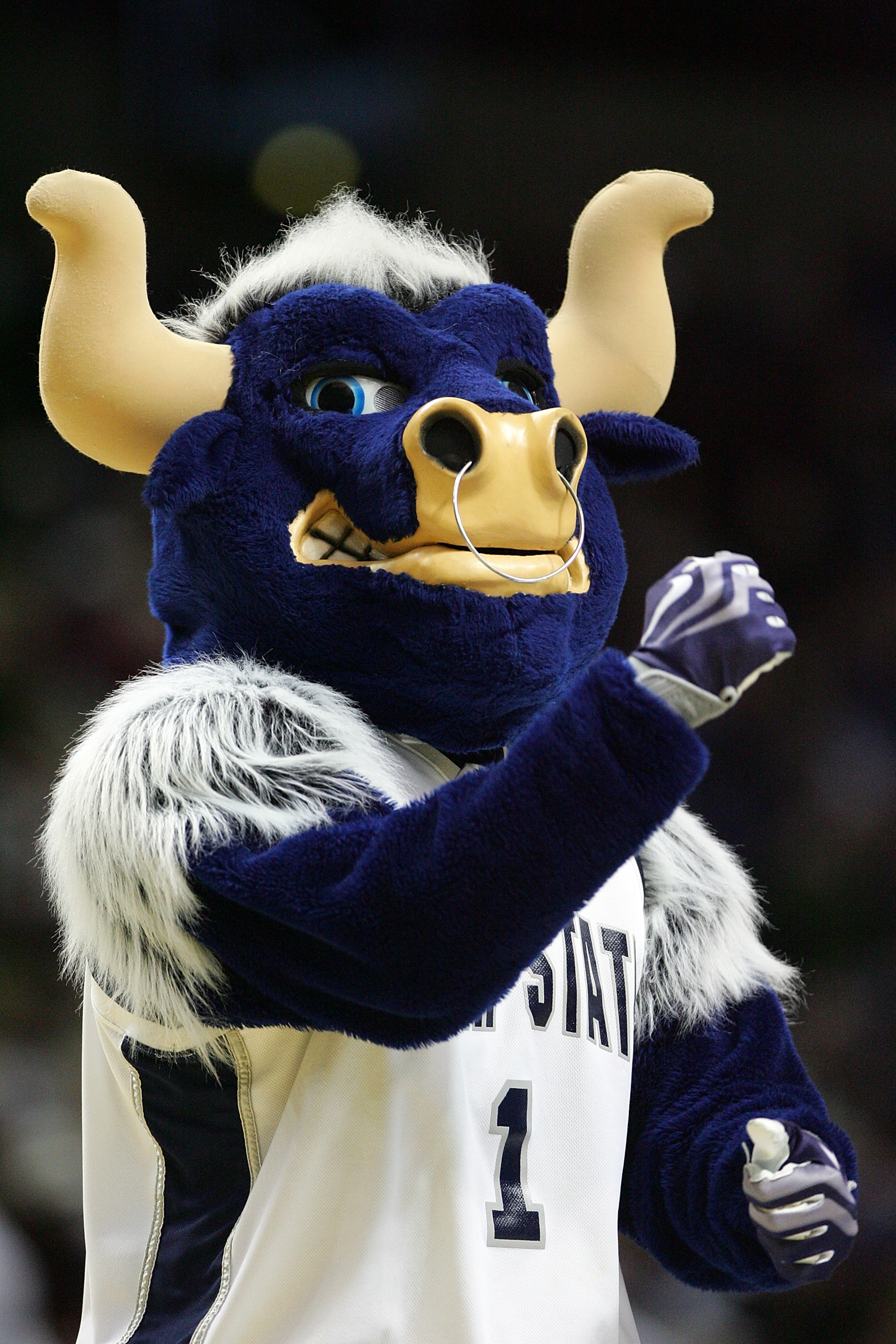 SPOKANE, WA - MARCH 19: The Mascot of the Utah St. Aggies performs during a timeout against he Texas A&M Aggies during the first round of the 2010 NCAA men's basketball tournament at Spokane Arena on March 19, 2010 in Spokane, Washington. (Photo by Jona SPOKANE, WA - MARCH 19: The Mascot of the Utah St. Aggies performs during a timeout against he Texas A&M Aggies during the first round of the 2010 NCAA men's basketball tournament at Spokane Arena on March 19, 2010 in Spokane, Washington. (Photo by Jona