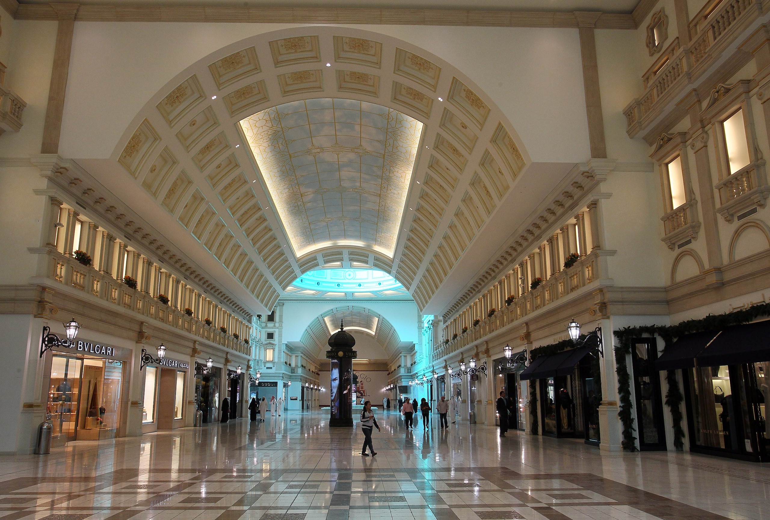 DOHA, QATAR - JANUARY 08: General view of the Villagio mall on January 8, 2011 in Doha, Qatar. The FIFA World Cup 2022 will takes place in Qatar. (Photo by Christof Koepsel/Getty Images) DOHA, QATAR - JANUARY 08: General view of the Villagio mall on January 8, 2011 in Doha, Qatar. The FIFA World Cup 2022 will takes place in Qatar. (Photo by Christof Koepsel/Getty Images)