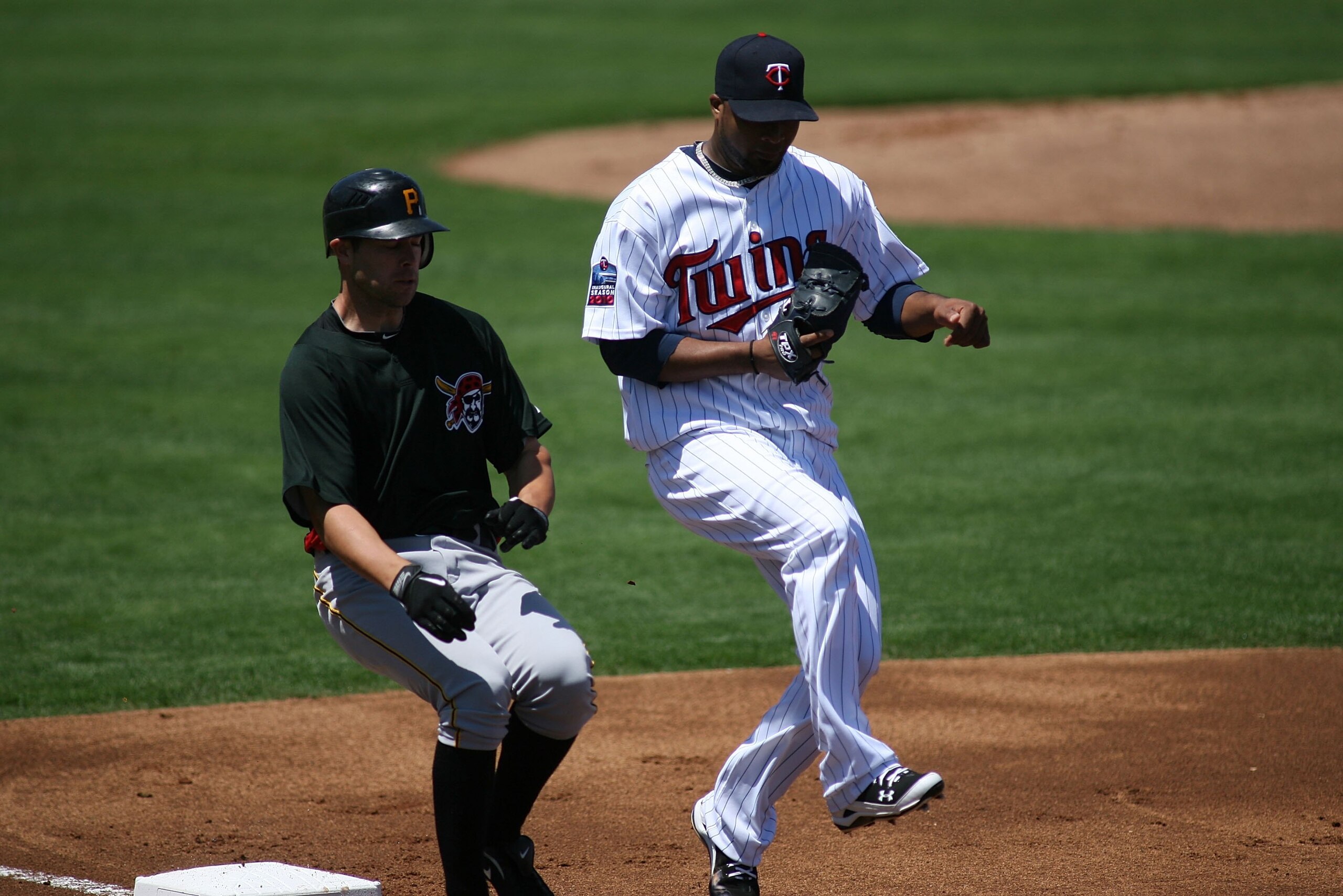 FORT MYERS, FL - MARCH 30: Pitcher Francisco Liriano #47 of the Minnesota Twins runs to first against the Pittsburgh Pirates on March 30, 2010 at Hammond Stadium in Fort Myers, Florida. (Photo by Marc Serota/Getty Images) FORT MYERS, FL - MARCH 30: Pitcher Francisco Liriano #47 of the Minnesota Twins runs to first against the Pittsburgh Pirates on March 30, 2010 at Hammond Stadium in Fort Myers, Florida. (Photo by Marc Serota/Getty Images)