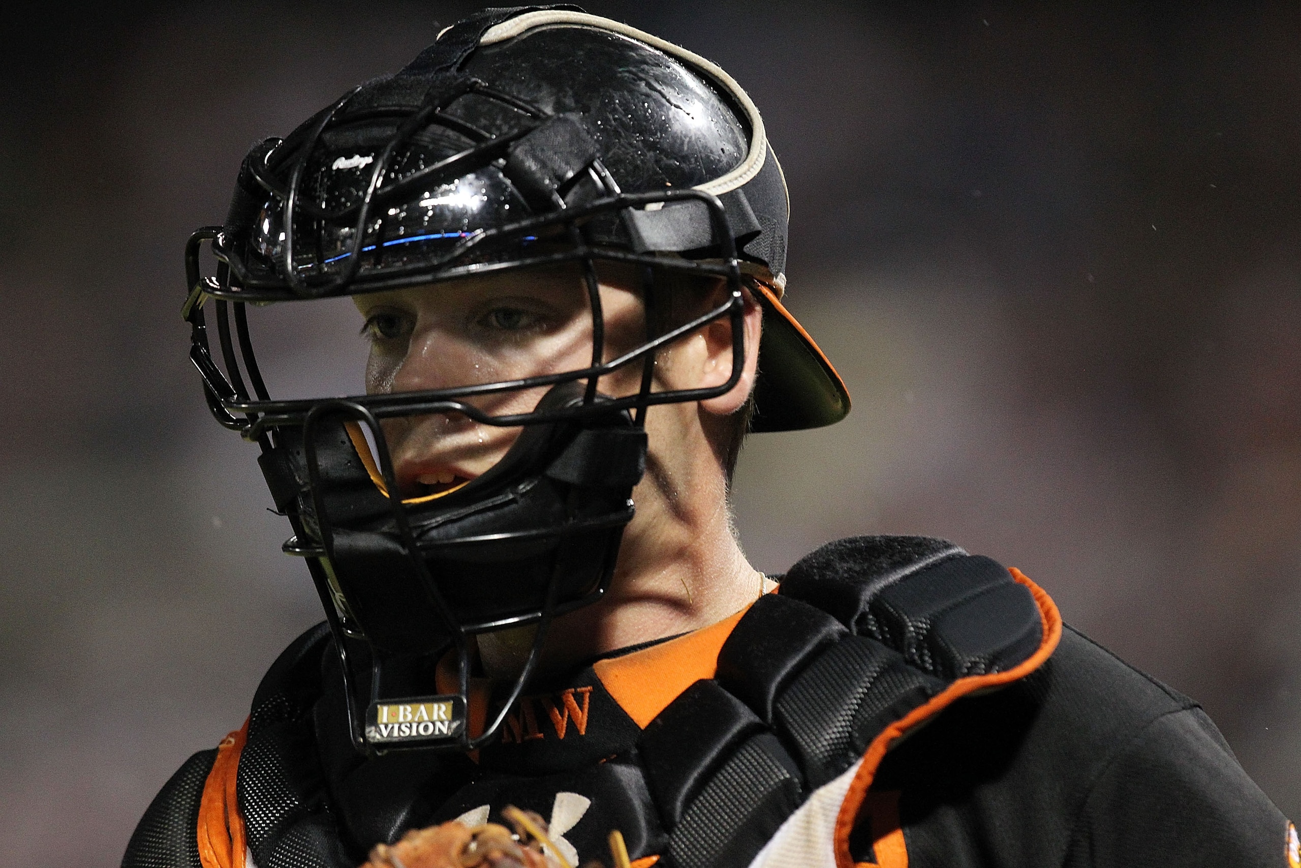 ARLINGTON, TX - JULY 09: Catcher Matt Wieters #32 of the Baltimore Orioles during play against the Texas Rangers on July 9, 2010 at Rangers Ballpark in Arlington, Texas. (Photo by Ronald Martinez/Getty Images) ARLINGTON, TX - JULY 09: Catcher Matt Wieters #32 of the Baltimore Orioles during play against the Texas Rangers on July 9, 2010 at Rangers Ballpark in Arlington, Texas. (Photo by Ronald Martinez/Getty Images)