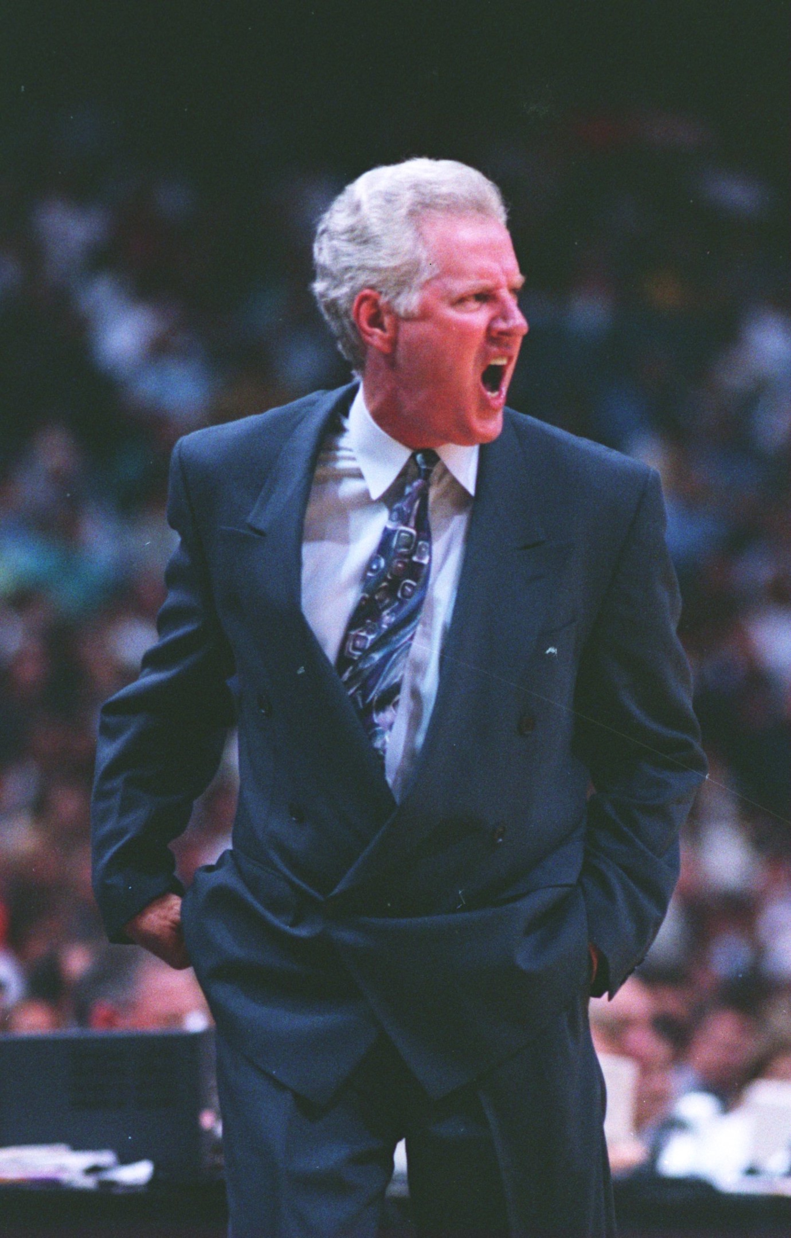 KEVIN LOUGHERY, HEAD COACH OF THE MIAMI HEAT, VENTS HIS FRUSTRATION DURING HIS TEAM''S GAME AGAINST THE SAN ANTONIO SPURS DURING THE 1993-1994 SEASON. KEVIN LOUGHERY, HEAD COACH OF THE MIAMI HEAT, VENTS HIS FRUSTRATION DURING HIS TEAM''S GAME AGAINST THE SAN ANTONIO SPURS DURING THE 1993-1994 SEASON.