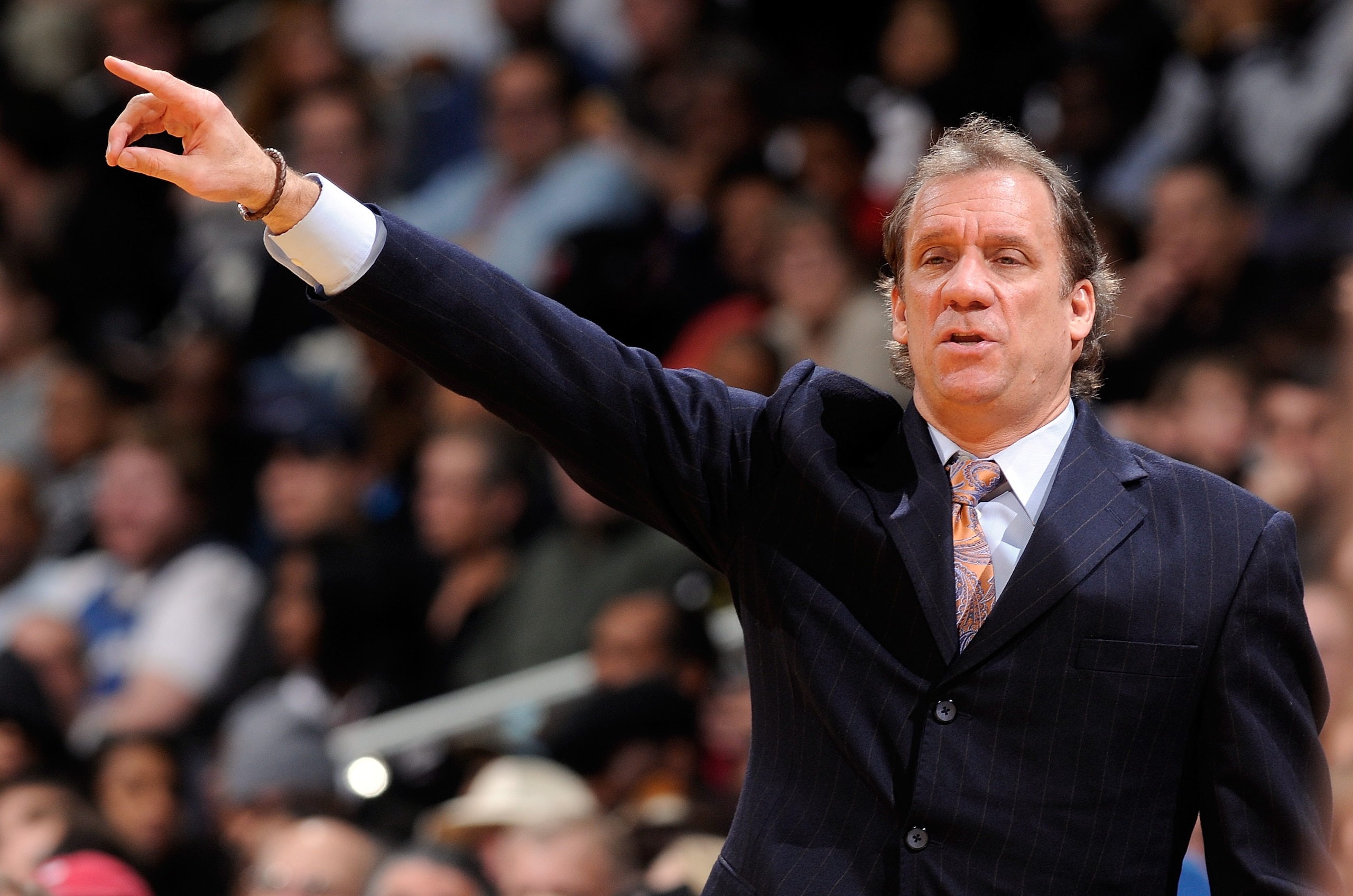 WASHINGTON, DC - DECEMBER 18:  Head coach Flip Saunders of the Washington Wizards watches the game against the Miami Heat at the Verizon Center on December 18, 2010 in Washington, DC. NOTE TO USER: User expressly acknowledges and agrees that, by downloadi