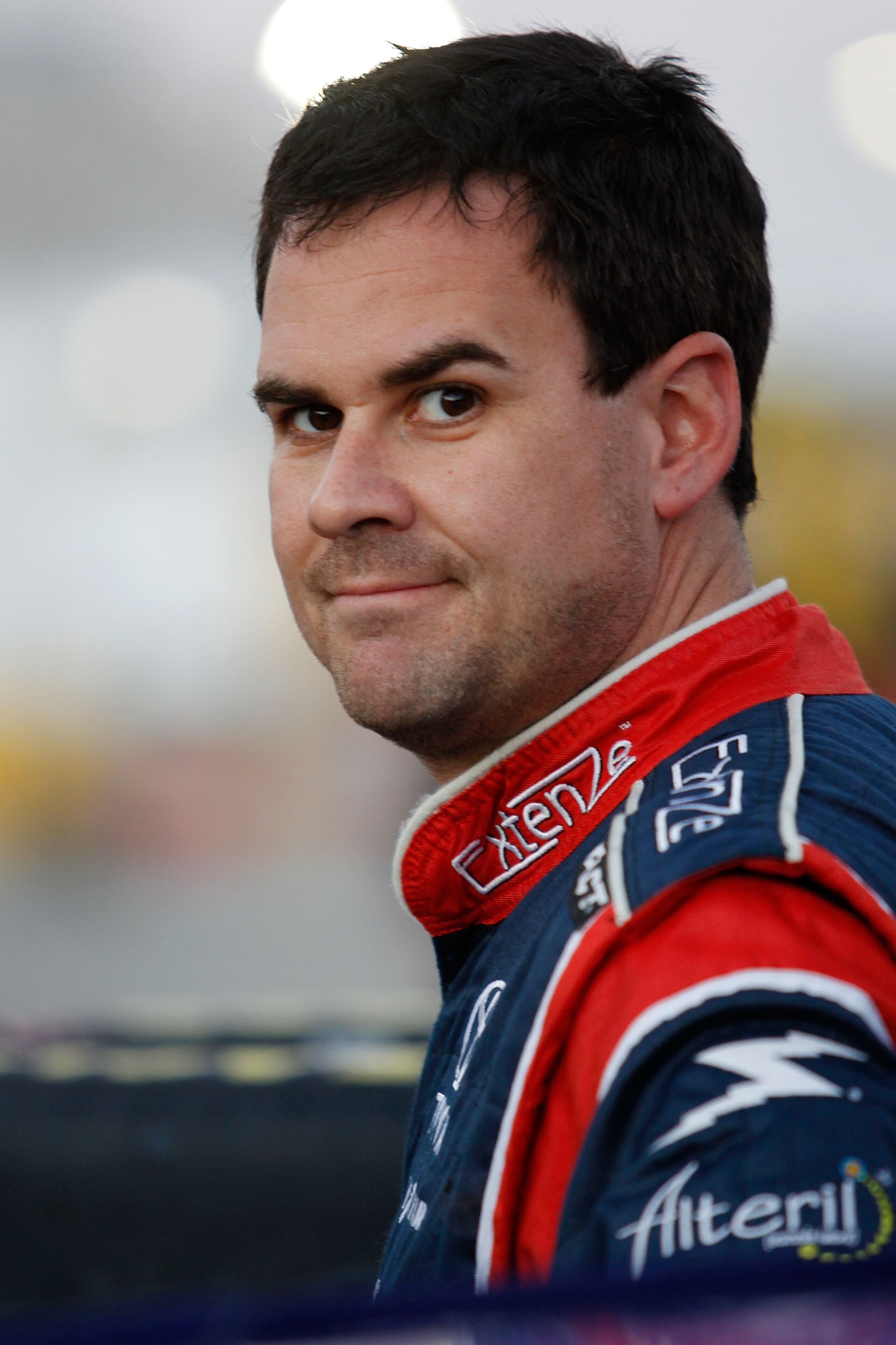 DAYTONA BEACH, FL - FEBRUARY 11:  Kevin Conway driver of the #97 ExtenZe Toyota looks on during practice for the NASCAR Budweiser Shootout at Daytona International Speedway on February 11, 2011 in Daytona Beach, Florida.  (Photo by Todd Warshaw/Getty Imag