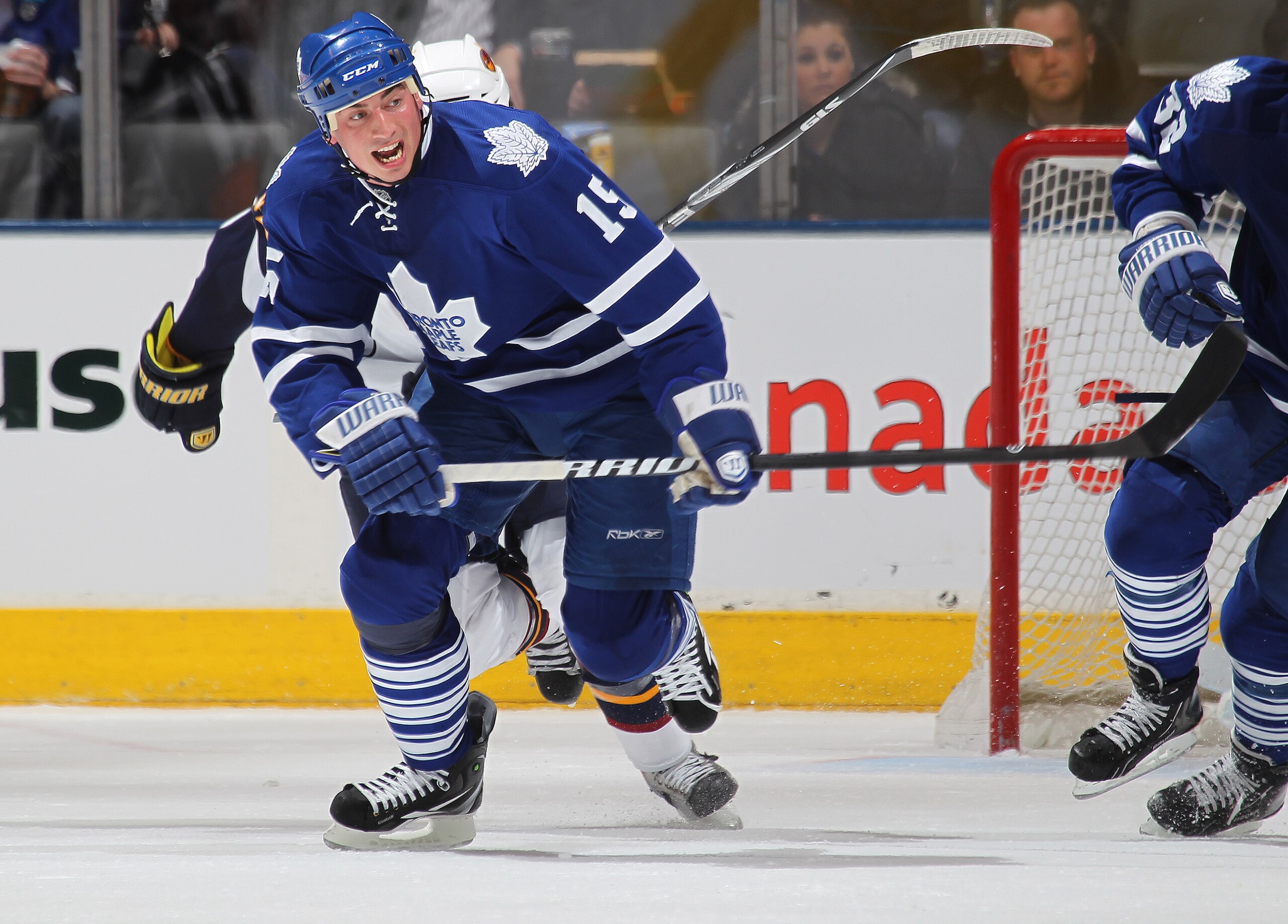 TORONTO, CAN - FEBRUARY 7: Tomas Kaberle #15 of the Toronto Maple Leafs skates in a game against the Atlanta Thrashers on February 7, 2011 at the Air Canada Centre in Toronto, Canada. The Leafs defeated the Thrashers 5-4. (Photo by Claus Andersen/Getty I TORONTO, CAN - FEBRUARY 7: Tomas Kaberle #15 of the Toronto Maple Leafs skates in a game against the Atlanta Thrashers on February 7, 2011 at the Air Canada Centre in Toronto, Canada. The Leafs defeated the Thrashers 5-4. (Photo by Claus Andersen/Getty I