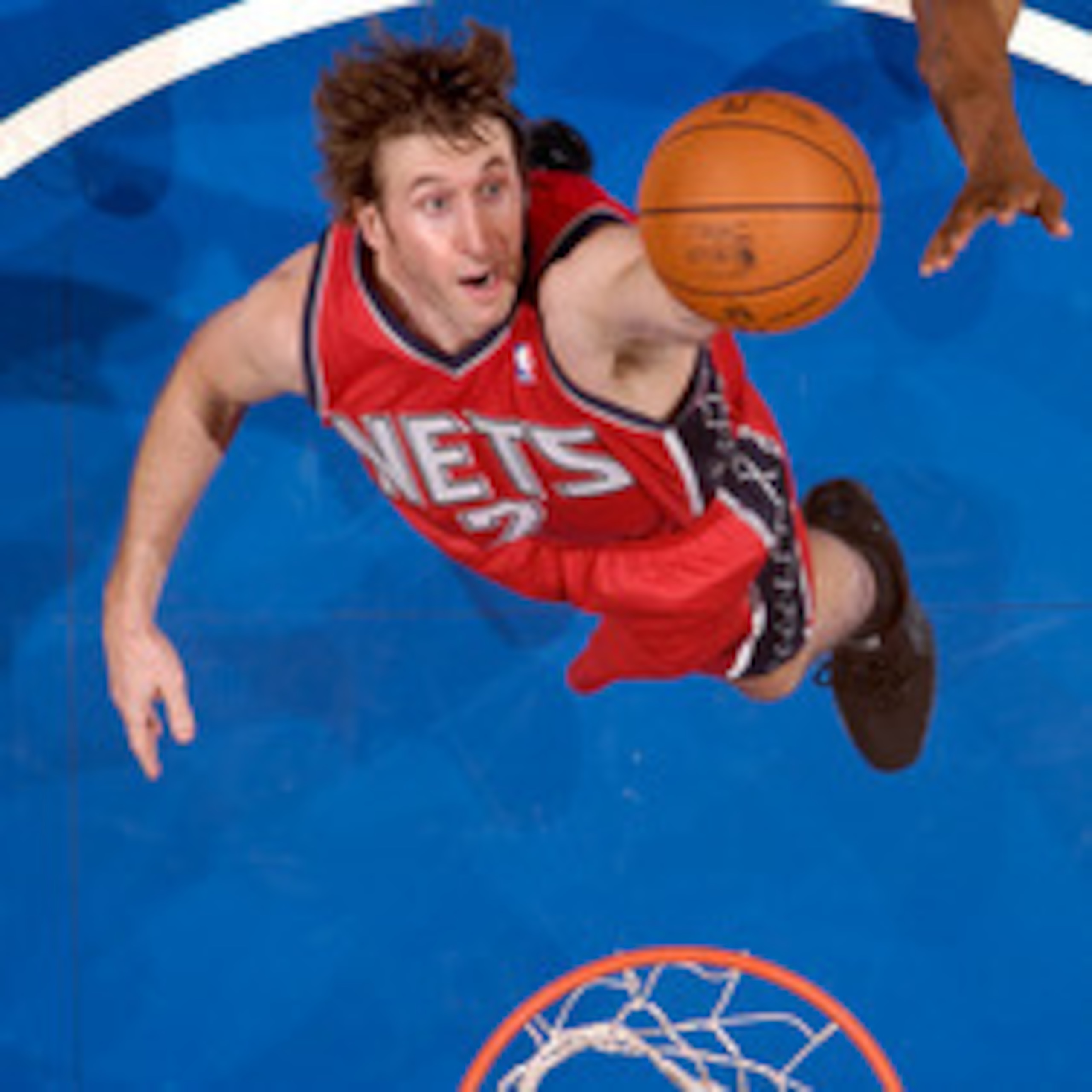 A rare photo of Troy in a Nets uniform