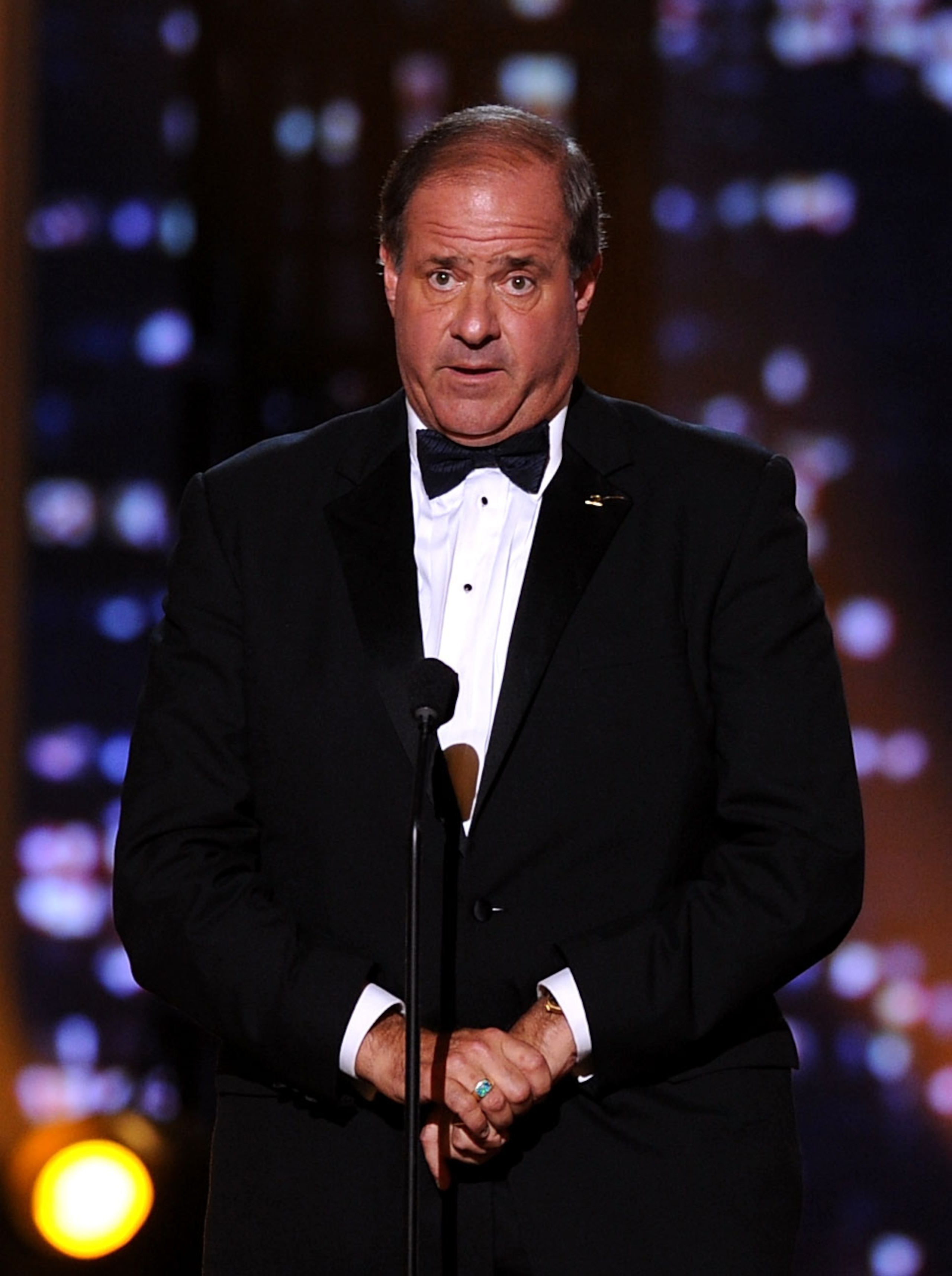 LOS ANGELES, CA - JULY 14: ESPN personality Chris Berman speaks onstage during the 2010 ESPY Awards at Nokia Theatre L.A. Live on July 14, 2010 in Los Angeles, California. (Photo by Kevin Winter/Getty Images) LOS ANGELES, CA - JULY 14: ESPN personality Chris Berman speaks onstage during the 2010 ESPY Awards at Nokia Theatre L.A. Live on July 14, 2010 in Los Angeles, California. (Photo by Kevin Winter/Getty Images)