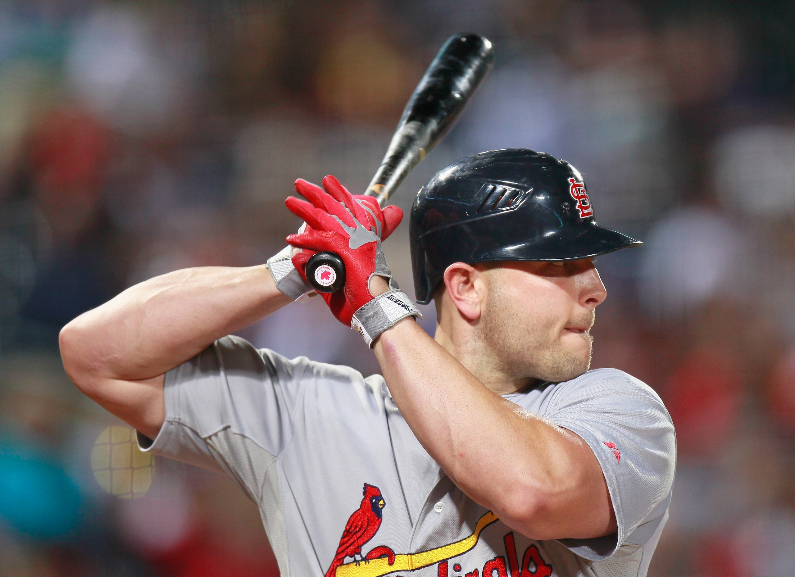ATLANTA - SEPTEMBER 09:  Matt Holliday #7 of the St. Louis Cardinals against the Atlanta Braves at Turner Field on September 9, 2010 in Atlanta, Georgia.  (Photo by Kevin C. Cox/Getty Images)