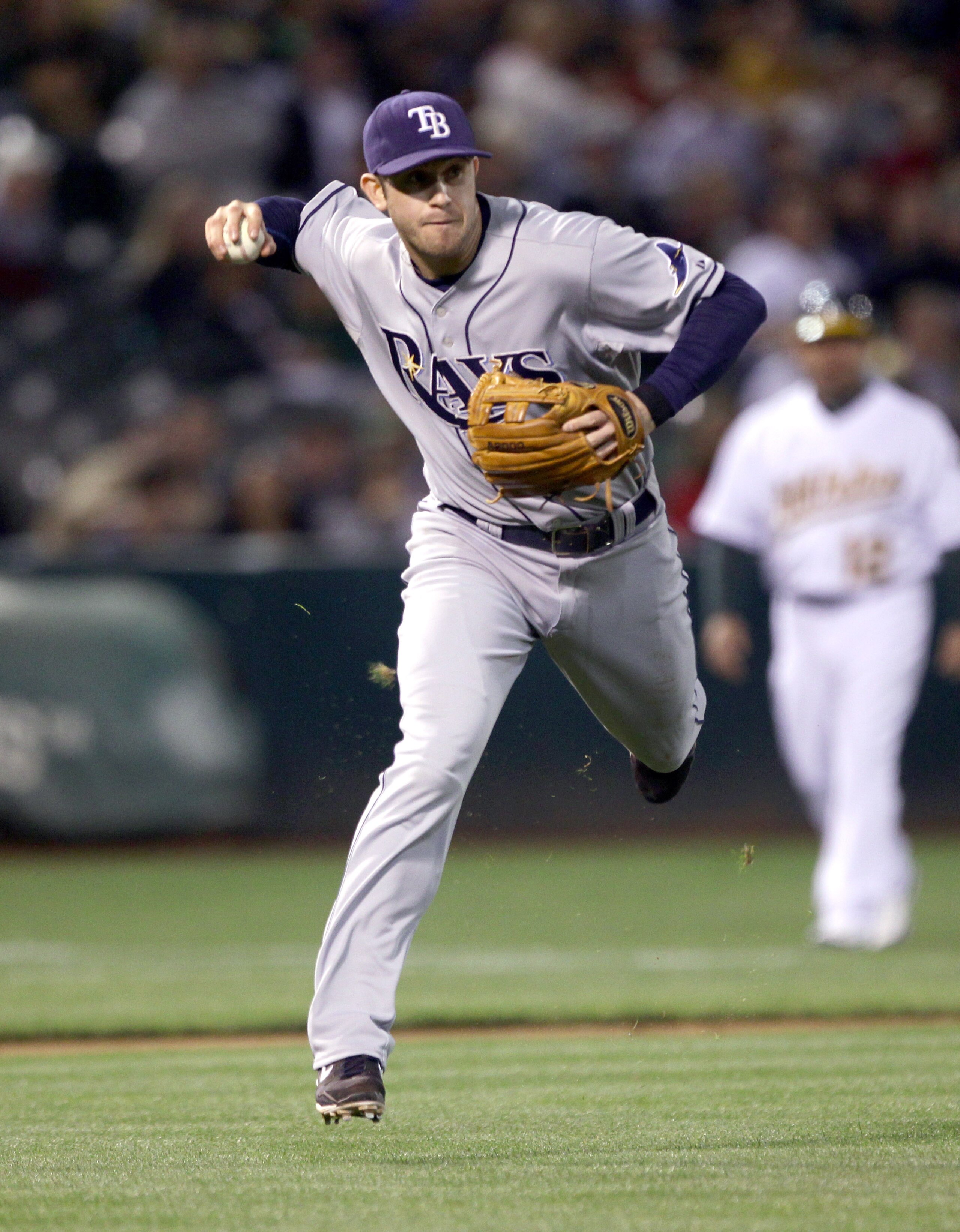 OAKLAND, CA - AUGUST 20:  Evan Longoria #3 of the Tampa Bay Rays in action against the Oakland Athletics at the Oakland-Alameda County Coliseum  on August 20, 2010 in Oakland, California.  (Photo by Ezra Shaw/Getty Images)