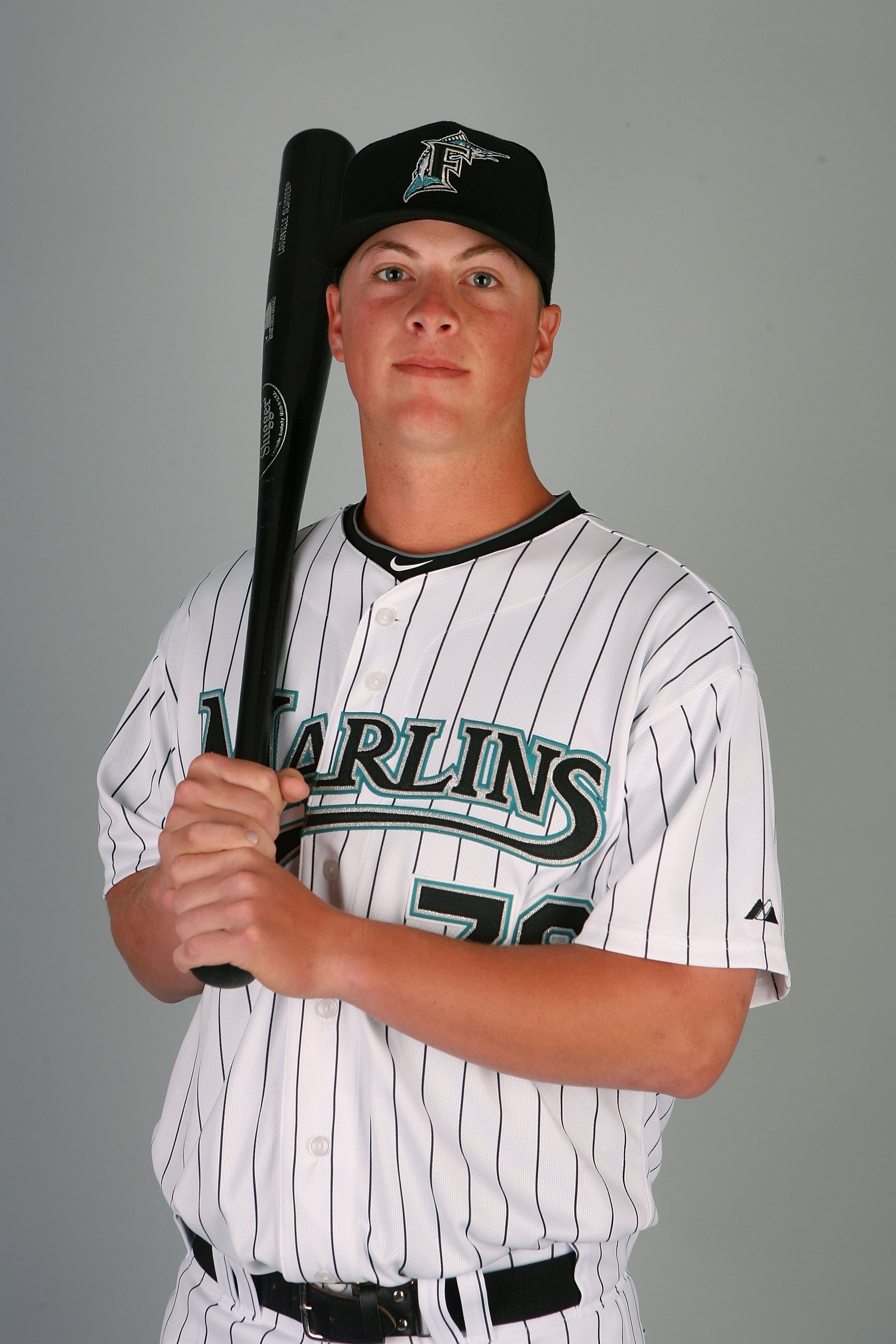 JUPITER, FL - MARCH 02: Infielder Matt Dominguez #78 of the Florida Marlins poses during photo day at Roger Dean Stadium on March 2, 2010 in Jupiter, Florida. (Photo by Doug Benc/Getty Images) JUPITER, FL - MARCH 02: Infielder Matt Dominguez #78 of the Florida Marlins poses during photo day at Roger Dean Stadium on March 2, 2010 in Jupiter, Florida. (Photo by Doug Benc/Getty Images)