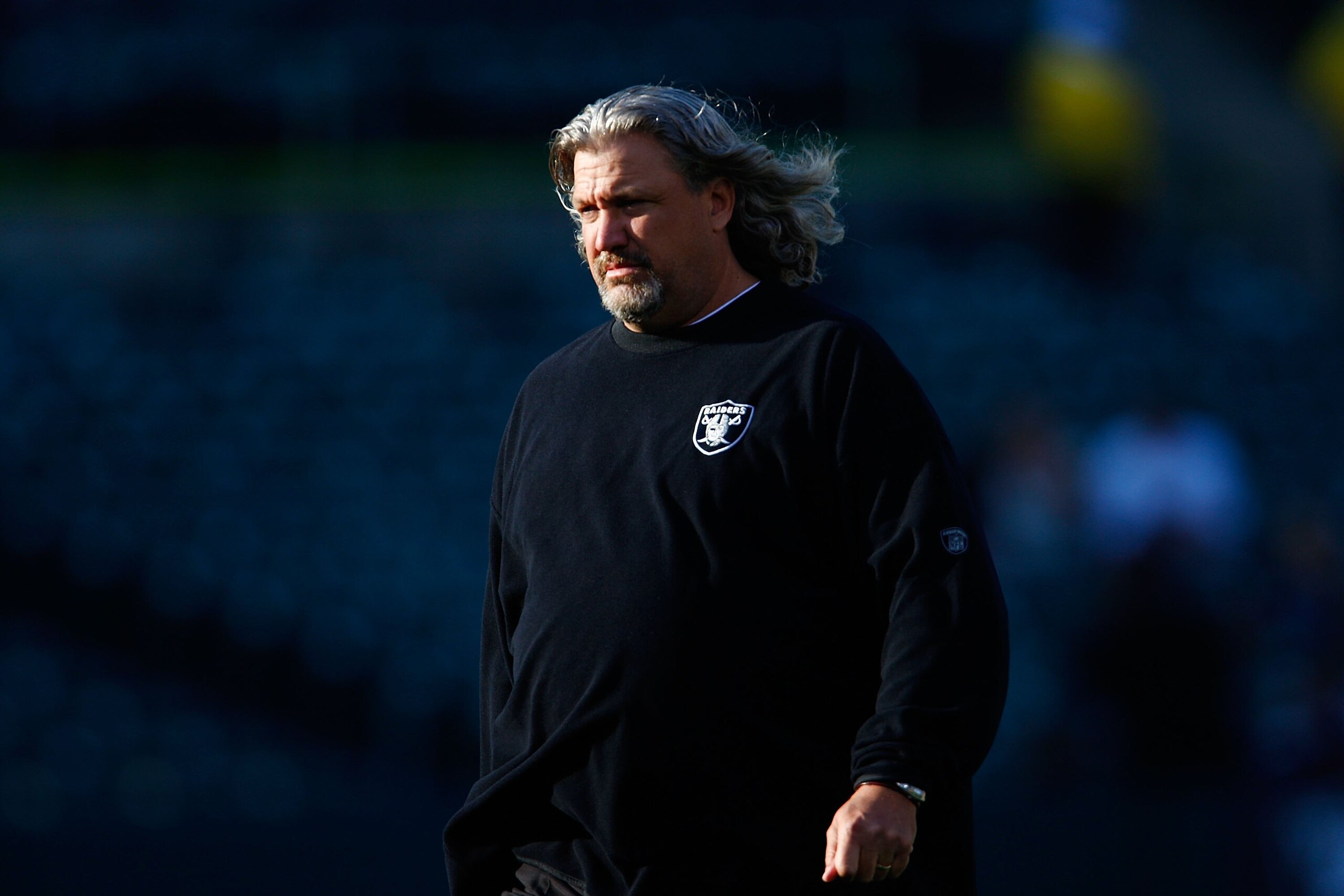 OAKLAND, CA - AUGUST 24: Defensive coordinator Rob Ryan of the Oakland Raiders looks on against the St. Louis Rams during a preseason game on August 24, 2007 at McAfee Coliseum. (Photo by Greg Trott/Getty Images) OAKLAND, CA - AUGUST 24: Defensive coordinator Rob Ryan of the Oakland Raiders looks on against the St. Louis Rams during a preseason game on August 24, 2007 at McAfee Coliseum. (Photo by Greg Trott/Getty Images)