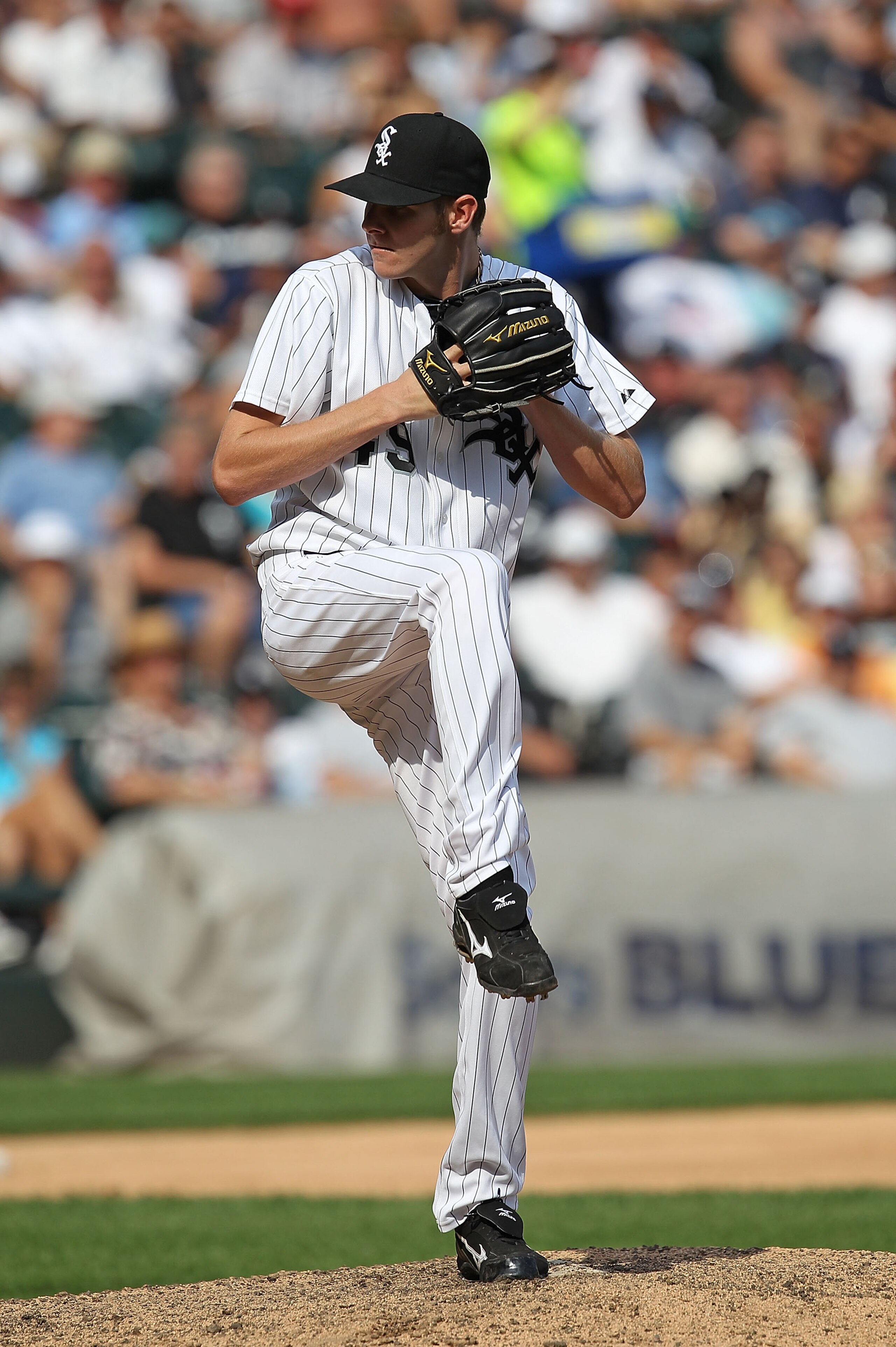 CHICAGO - AUGUST 29: Chris Sale #49 of the Chicago White Sox pitches against the New York Yankees at U.S. Cellular Field on August 29, 2010 in Chicago, Illinois. The Yankees defeated the White Sox 2-1. (Photo by Jonathan Daniel/Getty Images)