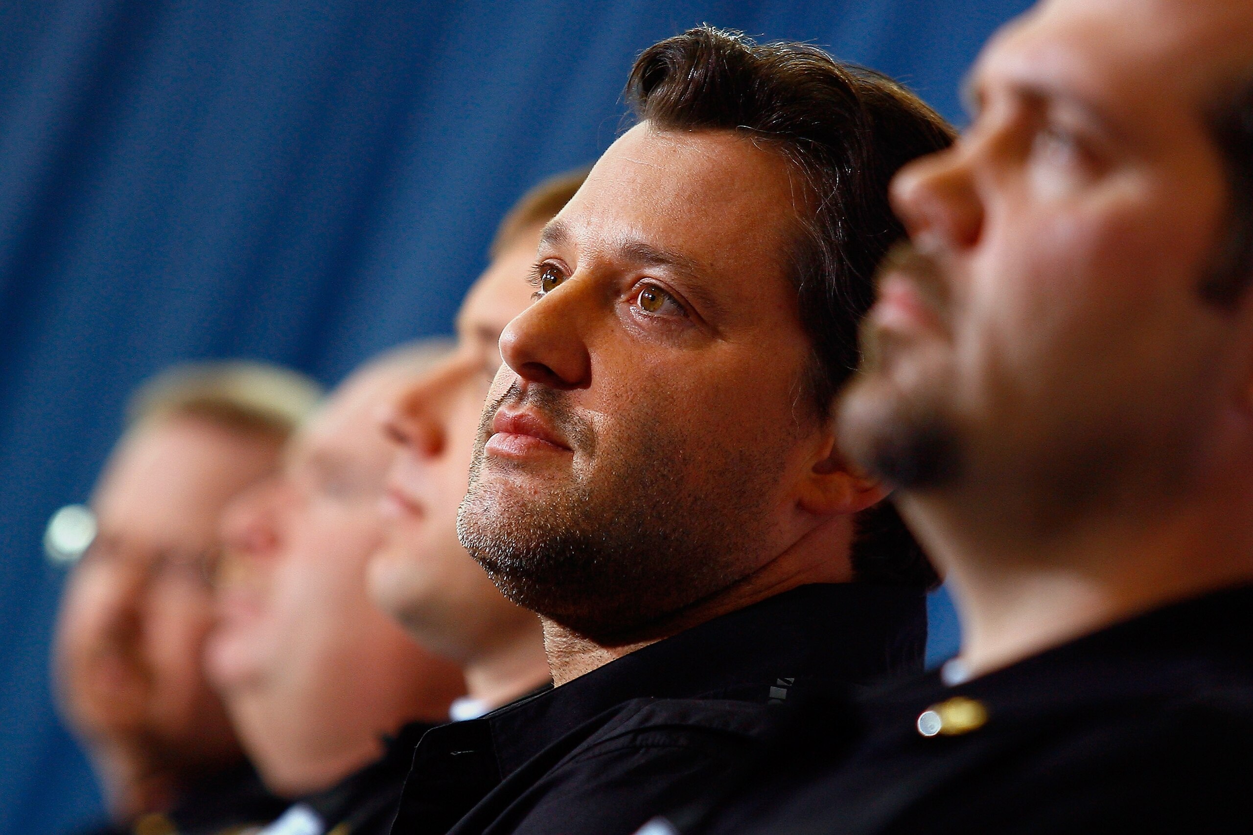 CHARLOTTE, NC - JANUARY 24: Tony Stewart, driver of the #14 Office Depot Chevrolet, looks on during the NASCAR Sprint Media Tour hosted by Charlotte Motor Speedway, held at Stewart-Haas Racing on January 24, 2011 in Concord, North Carolina. (Photo by Ja CHARLOTTE, NC - JANUARY 24: Tony Stewart, driver of the #14 Office Depot Chevrolet, looks on during the NASCAR Sprint Media Tour hosted by Charlotte Motor Speedway, held at Stewart-Haas Racing on January 24, 2011 in Concord, North Carolina. (Photo by Ja