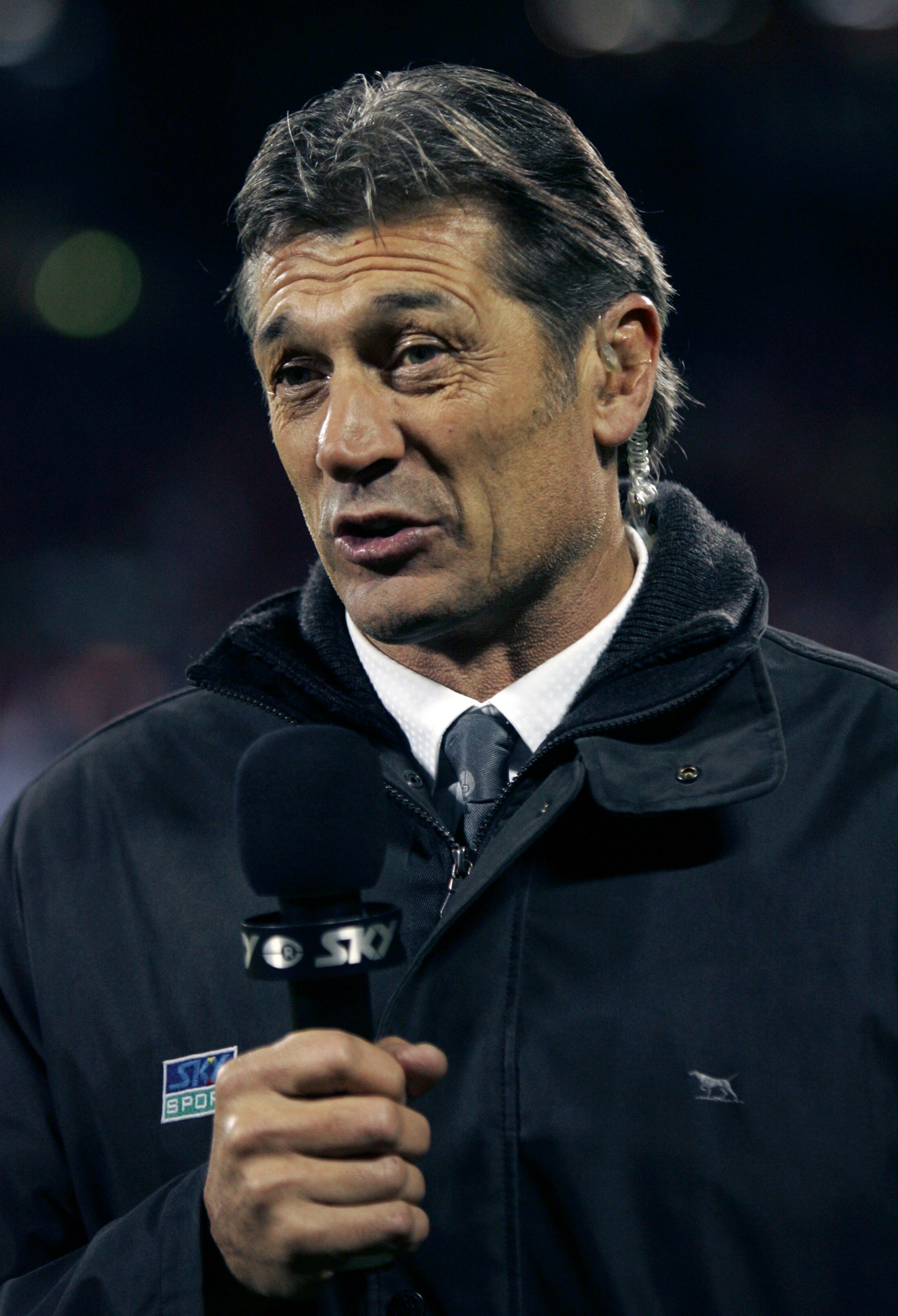 CHRISTCHURCH, NEW ZEALAND - JUNE 25:  Murray Mexted, Television Commentator and Ex All Black pictured during the 1st Test match between the New Zealand All Blacks and the British and Irish Lions at Jade Stadium June 25, 2005 in Christchurch, New Zealand.