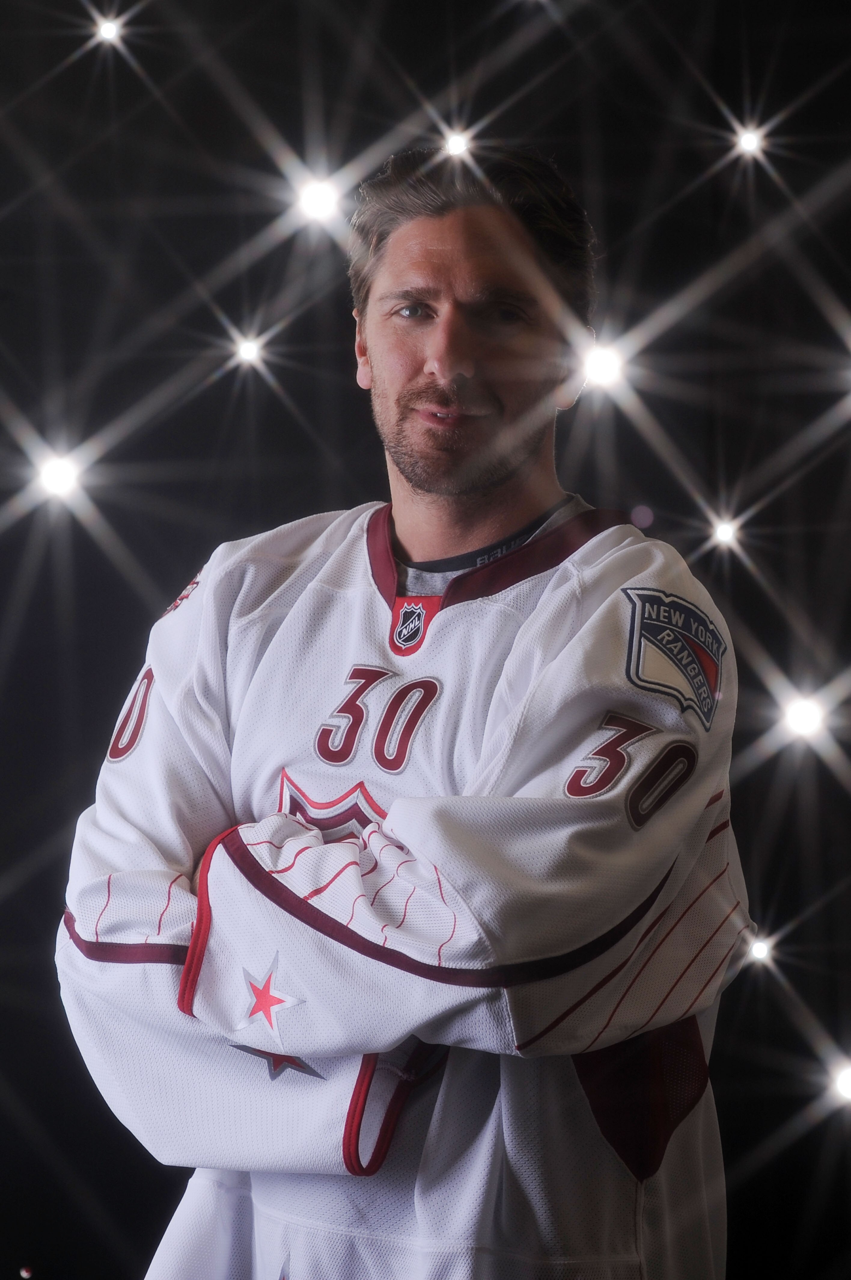 RALEIGH, NC - JANUARY 30:  Henrik Lundqvist #30 of New York Rangers poses for a portrait before the 58th NHL All-Star Game at RBC Center on January 30, 2011 in Raleigh, North Carolina.  (Photo by Harry How/Getty Images)