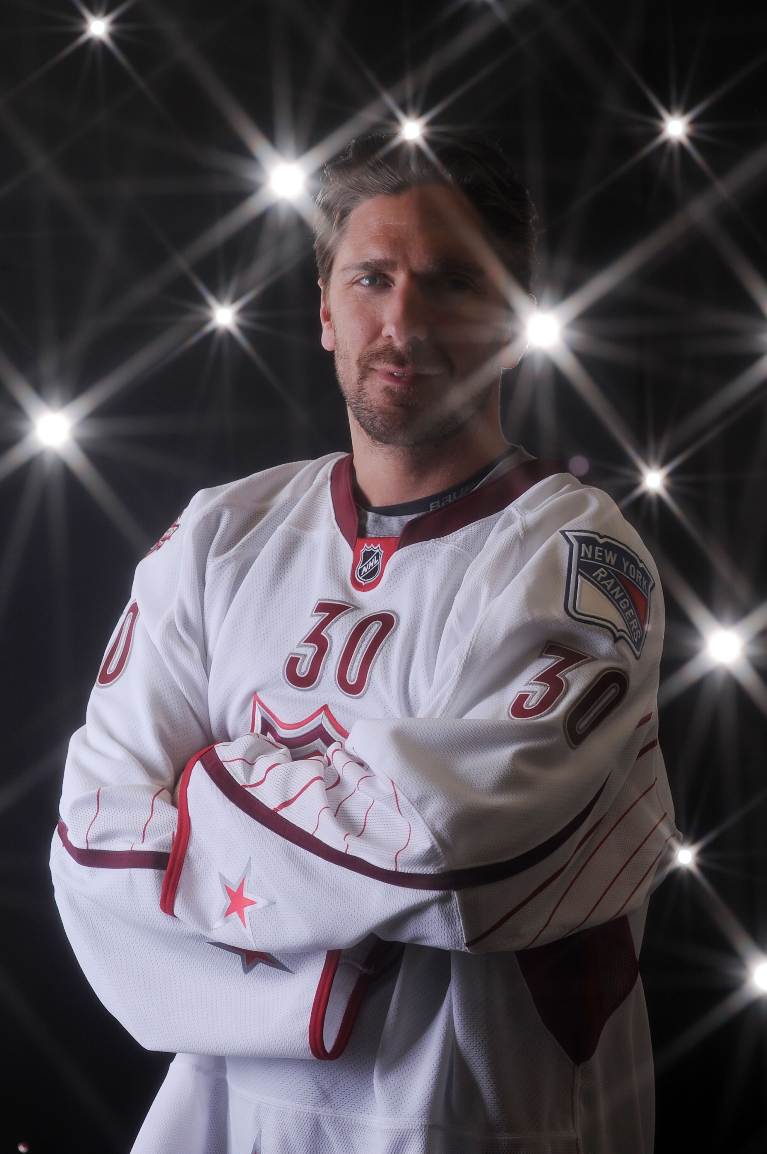 RALEIGH, NC - JANUARY 30:  Henrik Lundqvist #30 of New York Rangers poses for a portrait before the 58th NHL All-Star Game at RBC Center on January 30, 2011 in Raleigh, North Carolina.  (Photo by Harry How/Getty Images)