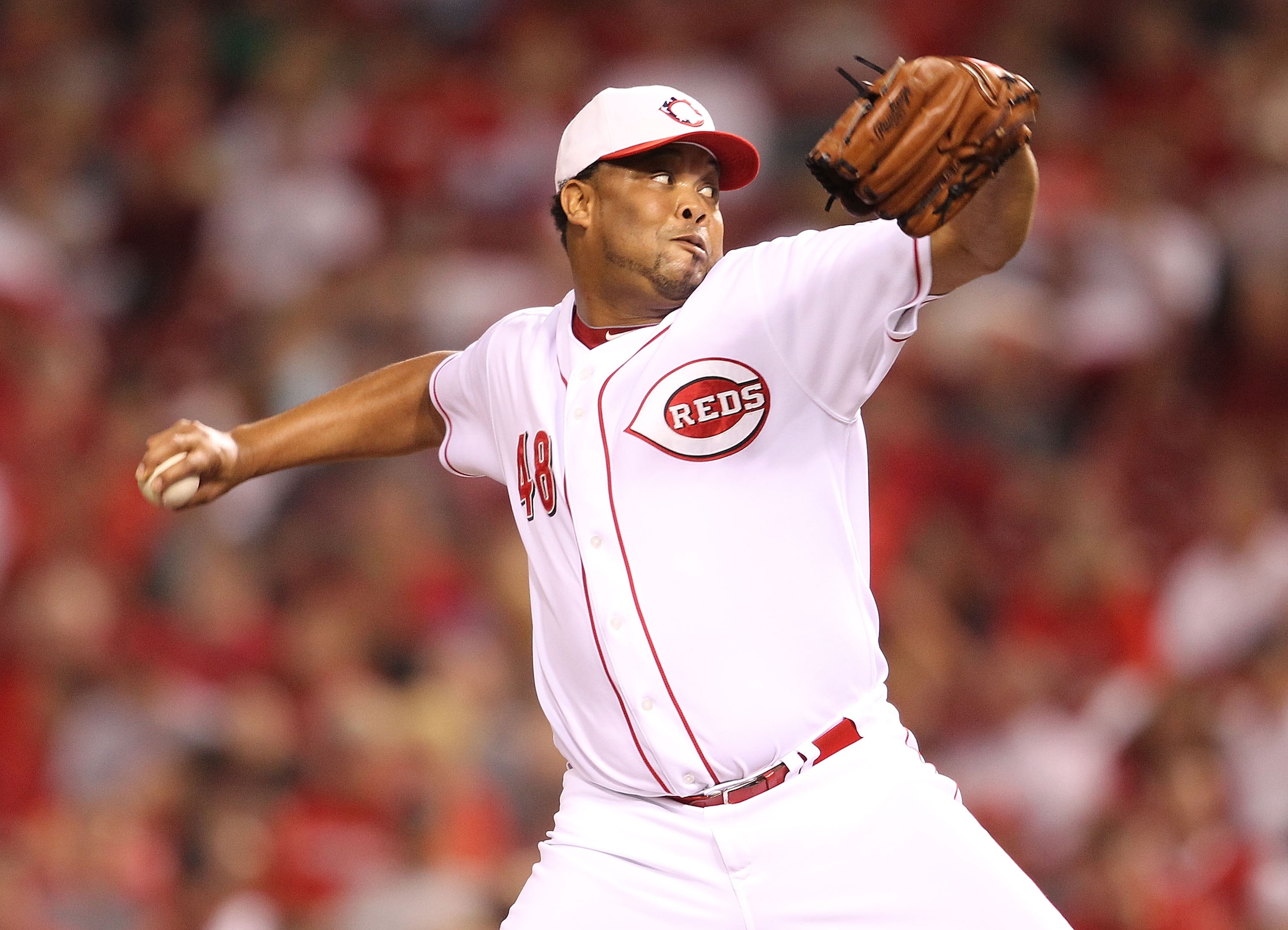 CINCINNATI - SEPTEMBER 11:  Francisco Cordero #48 of the Cincinnati Reds throws a pitch during the game against the Pittsburg Pirates at Great American Ball Park on September 11, 2010 in Cincinnati, Ohio. The Reds won 5-4. (Photo by Andy Lyons/Getty Image