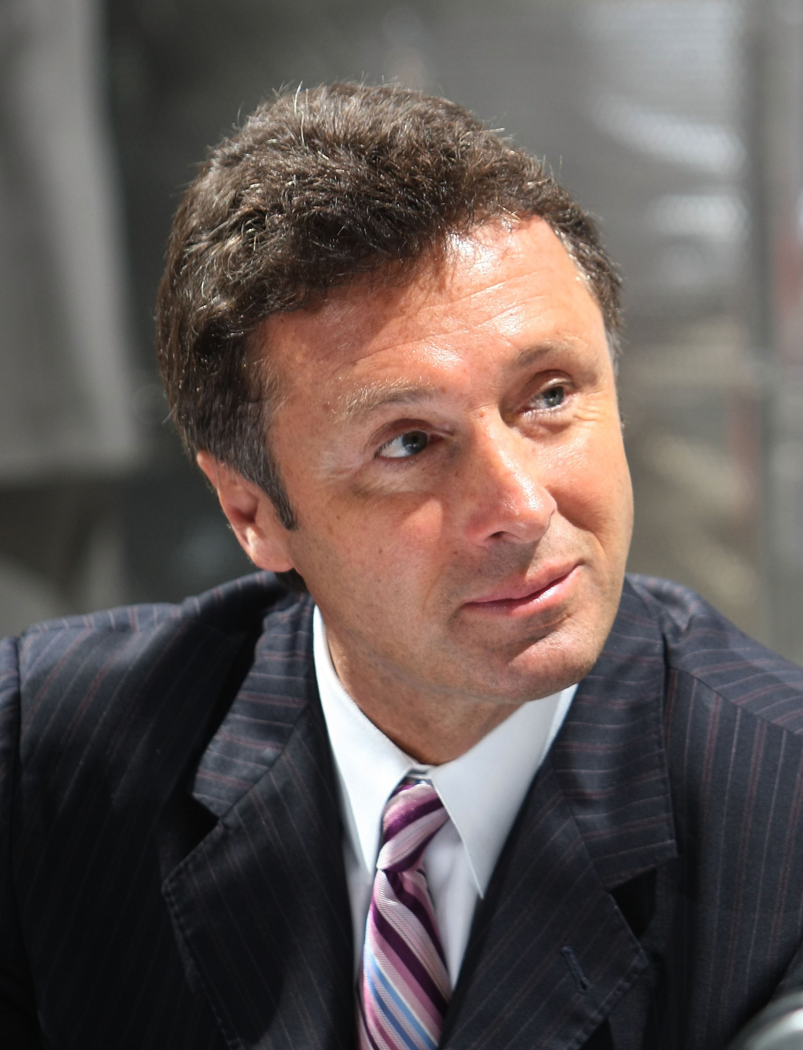 MONTREAL, QC - JUNE 27:  Doug Wilson of the San Jose Sharks photographed during the 2009 NHL Entry Draft at the Bell Centre on June 27, 2009 in Montreal, Quebec, Canada.  (Photo by Bruce Bennett/Getty Images)